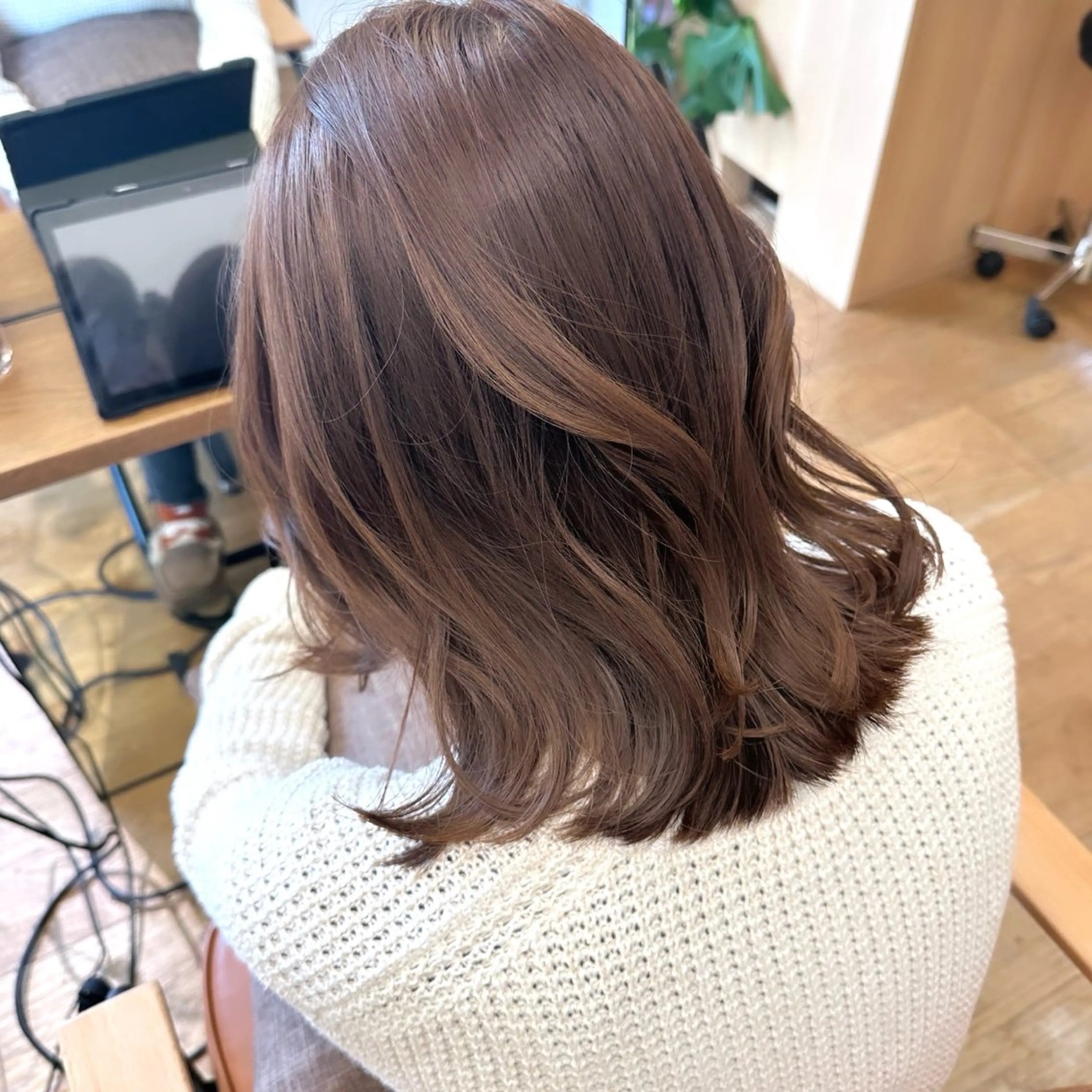 セミロング 🩵似合わせカット/ カラー/あさか 🩵のヘアスタイル