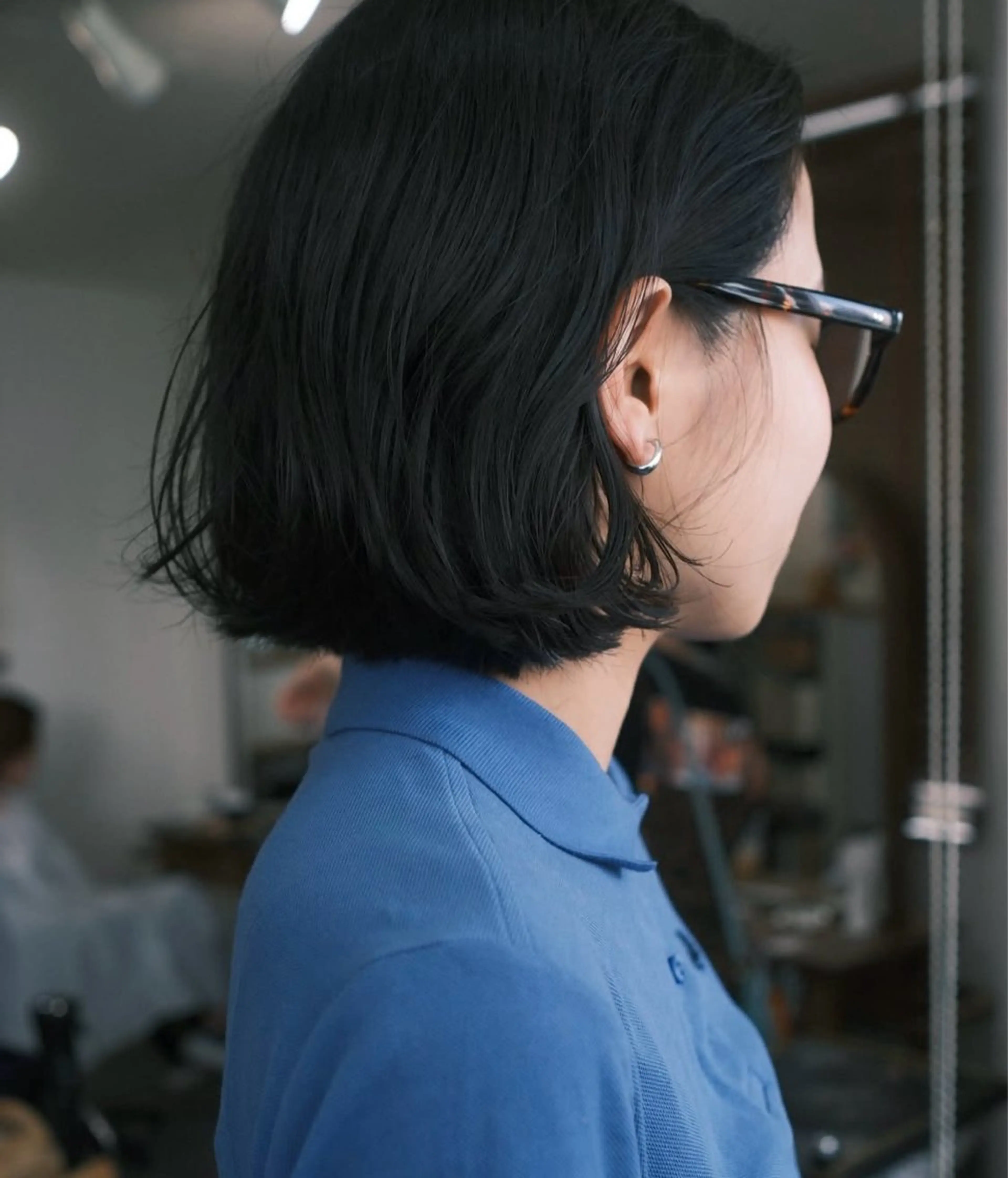 ショート パーマ カット パーマ momoka モデル募集のヘアスタイル