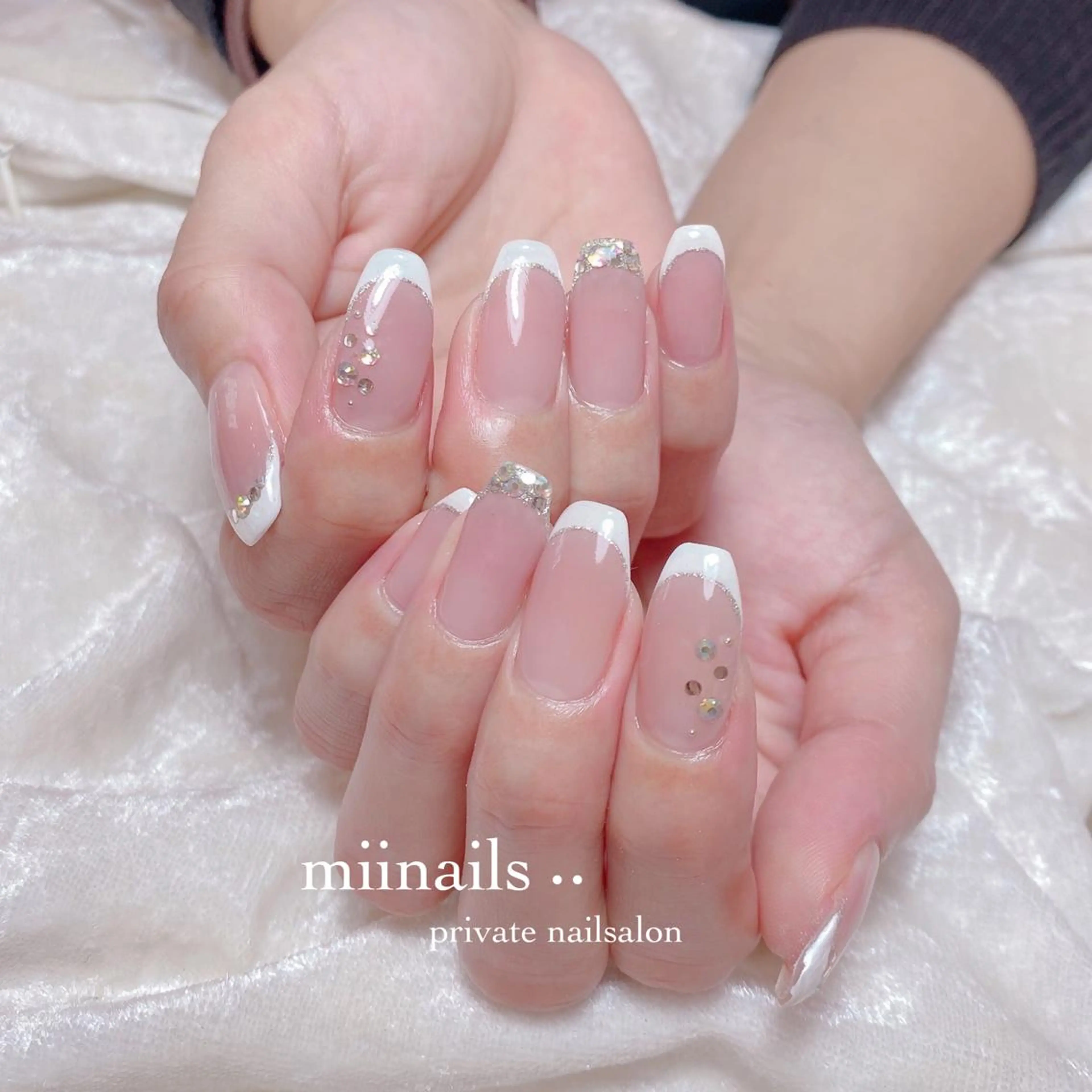 ネイル 韓国ネイル ワンホンネイル ハンドネイル nailsalon miinailsのネイルデザイン