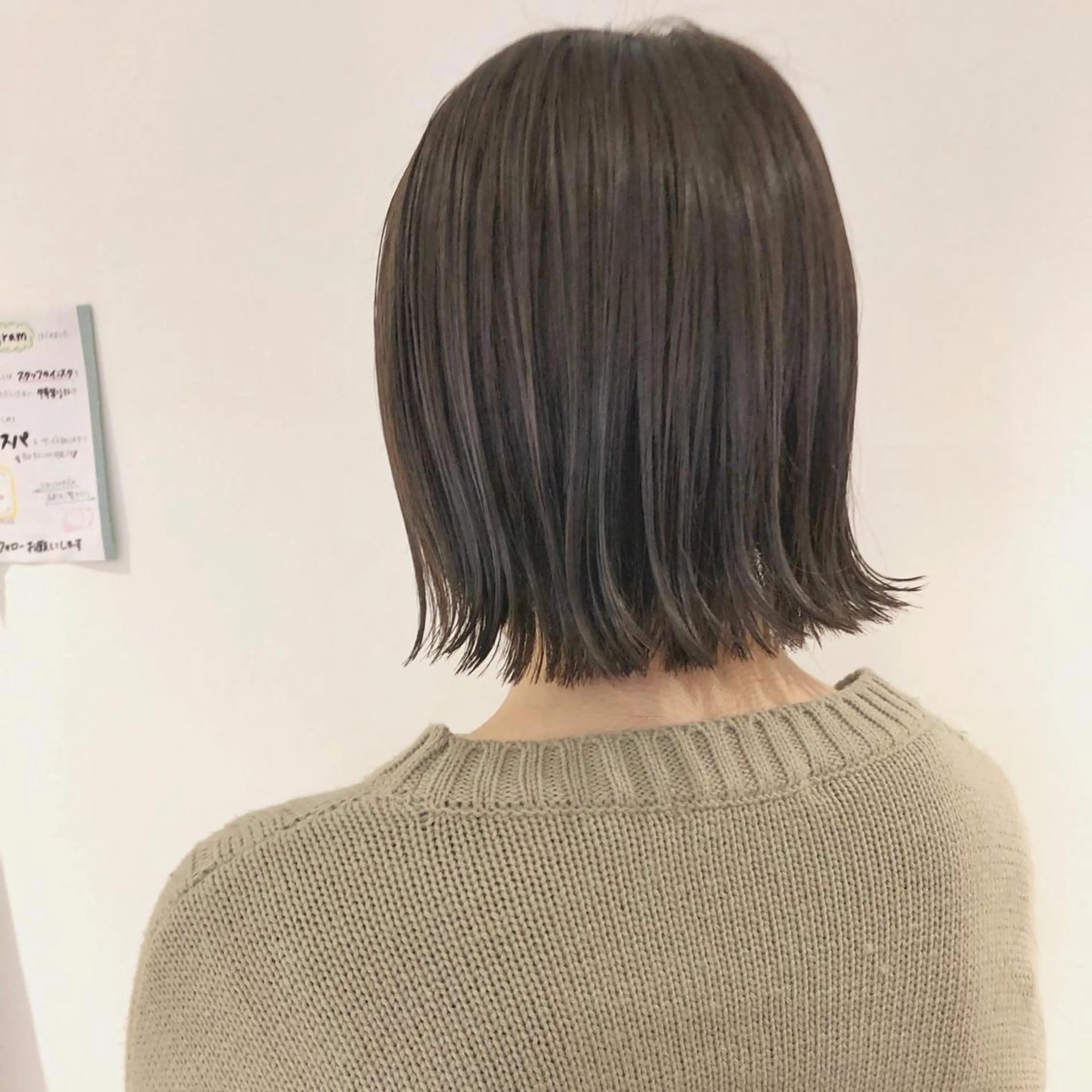 ショート カラー 切りっぱなしボブ グレージュ ボブ カット ヘアカラー パーマ トリートメント 🍎みついじゅん🍏 ボブ指名No.1のヘアスタイル