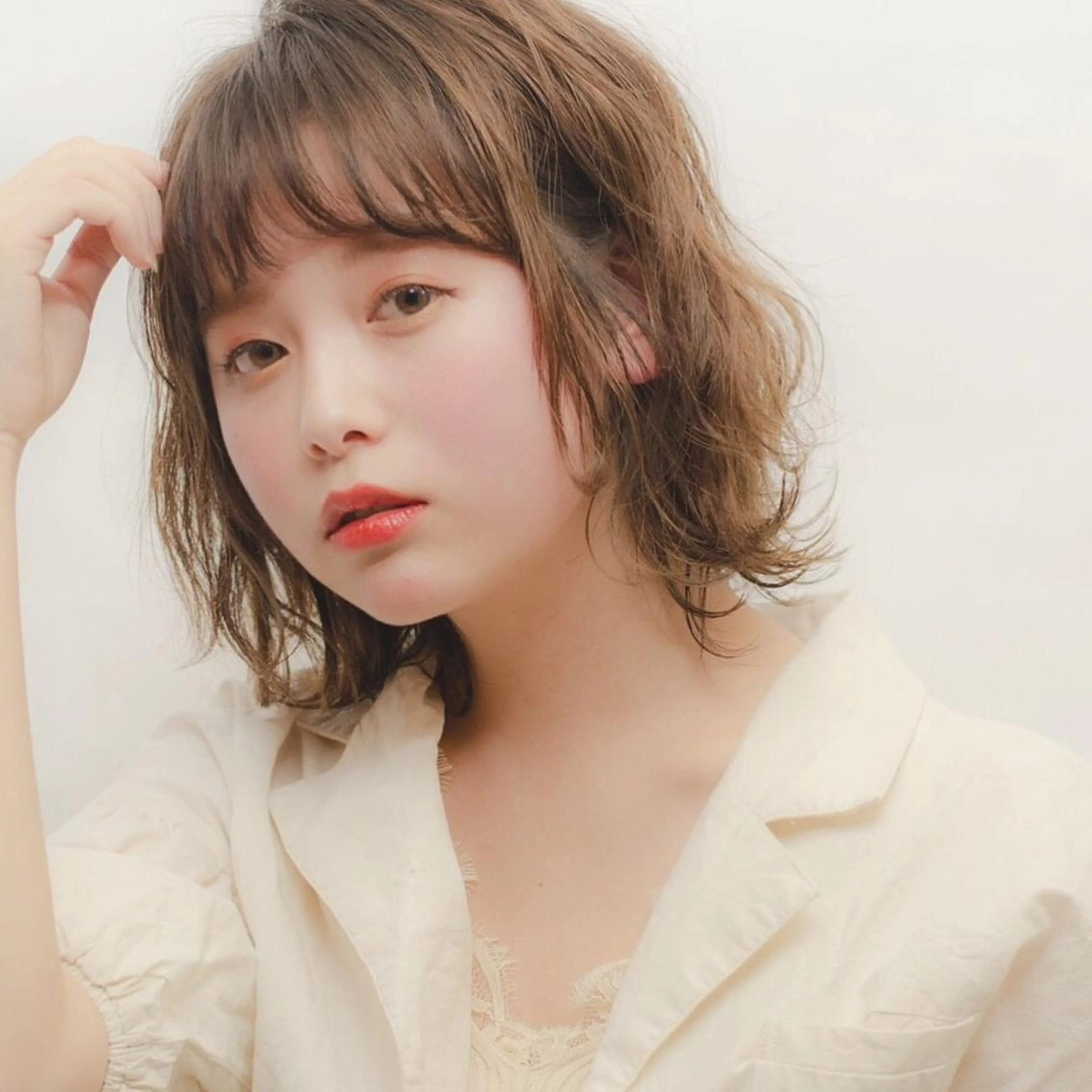 カラー カット ヘッドスパ レイヤー/大人ボブ 渡邉【日吉美容室】のヘアスタイル