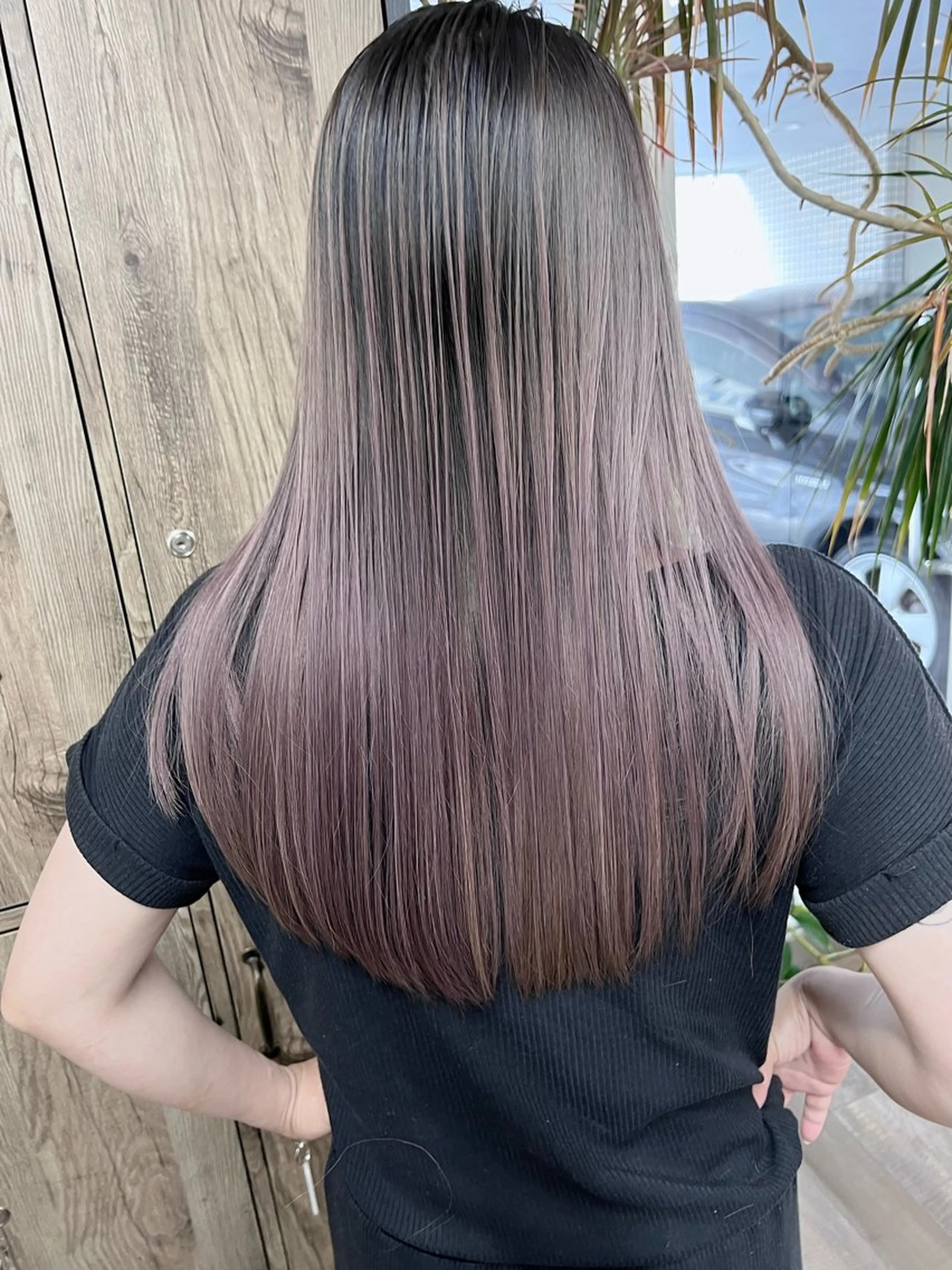 【🌼大人気メニュー🌼】シングルカラー➕水素トリートメントの写真