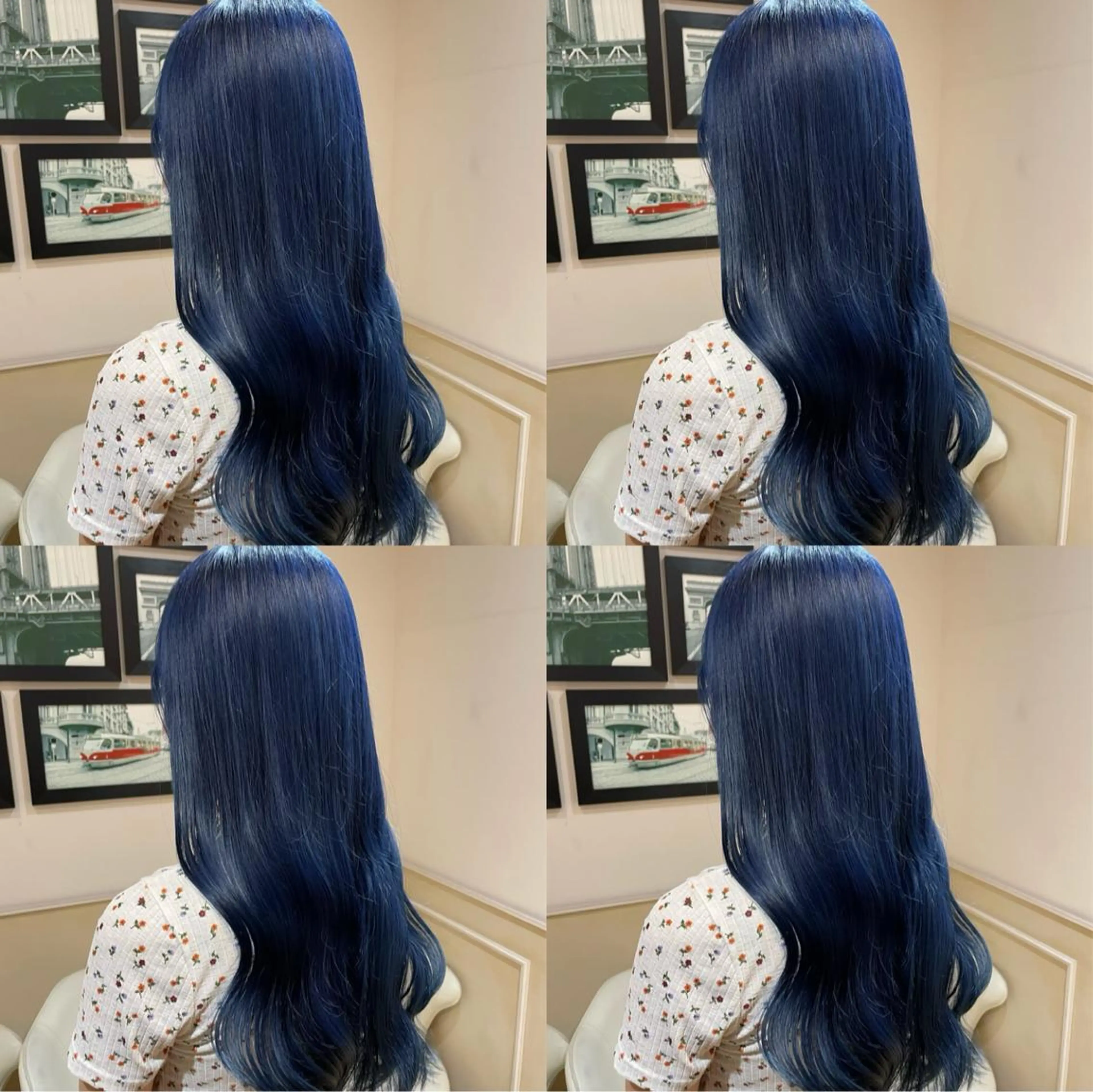 ロング カラー ブルーカラー 🌟トップデザイナー 高橋🌟のヘアスタイル