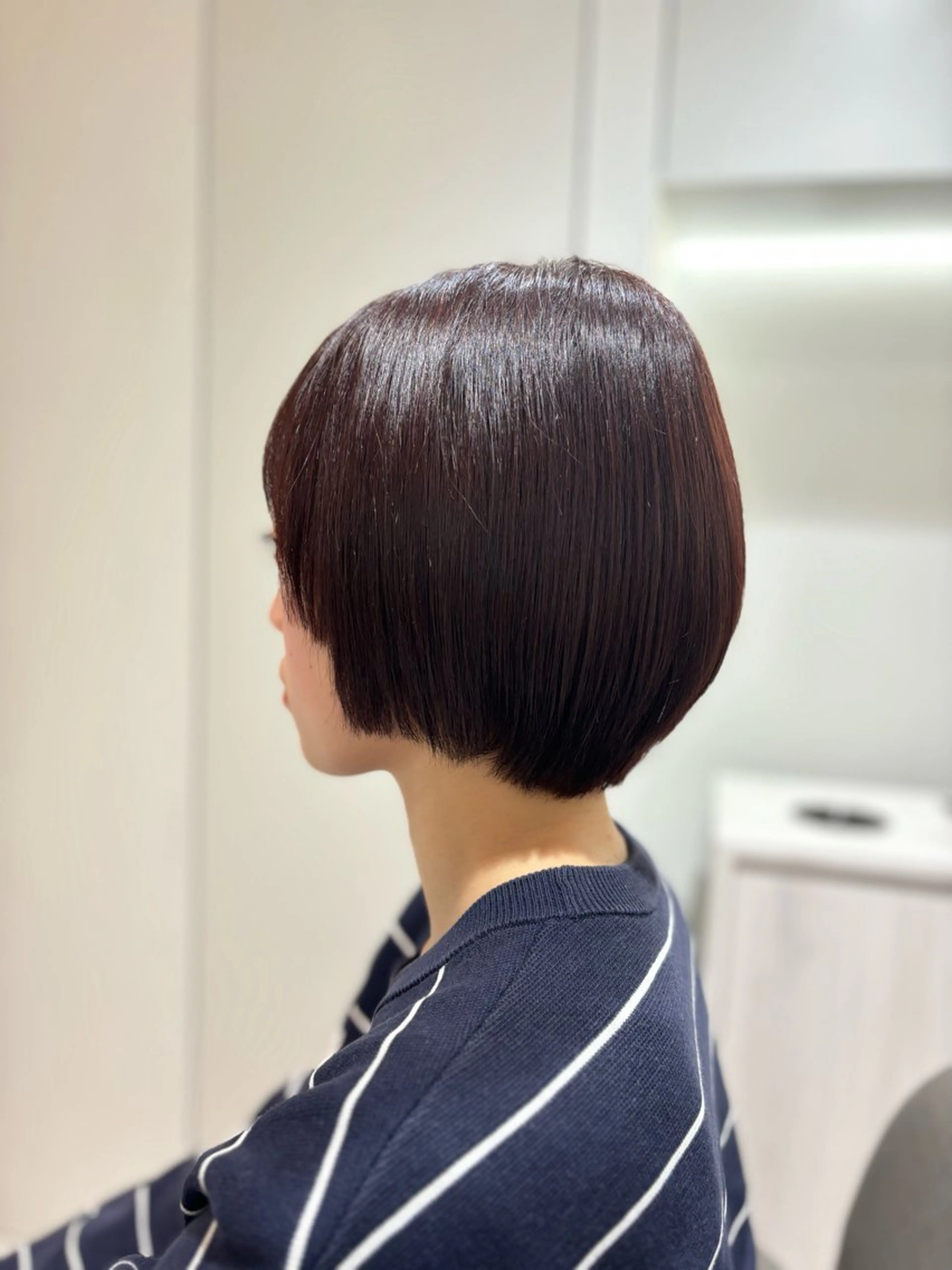 ショート カット ヘアカラー トリートメント 白土 さくらのヘアスタイル