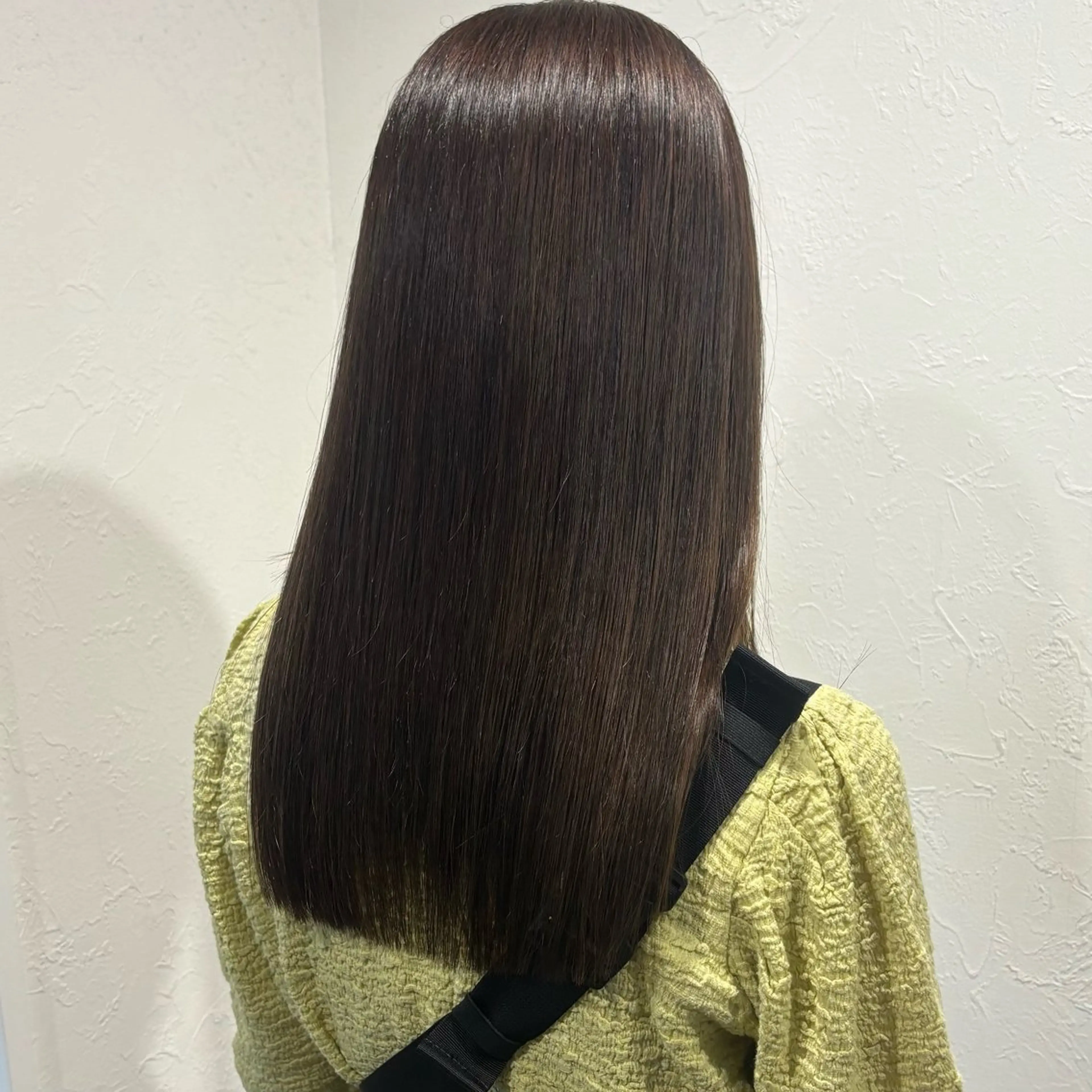 セミロング カラー トリートメント 髪質改善ストレート /暖色カラー🎀🪞のヘアスタイル