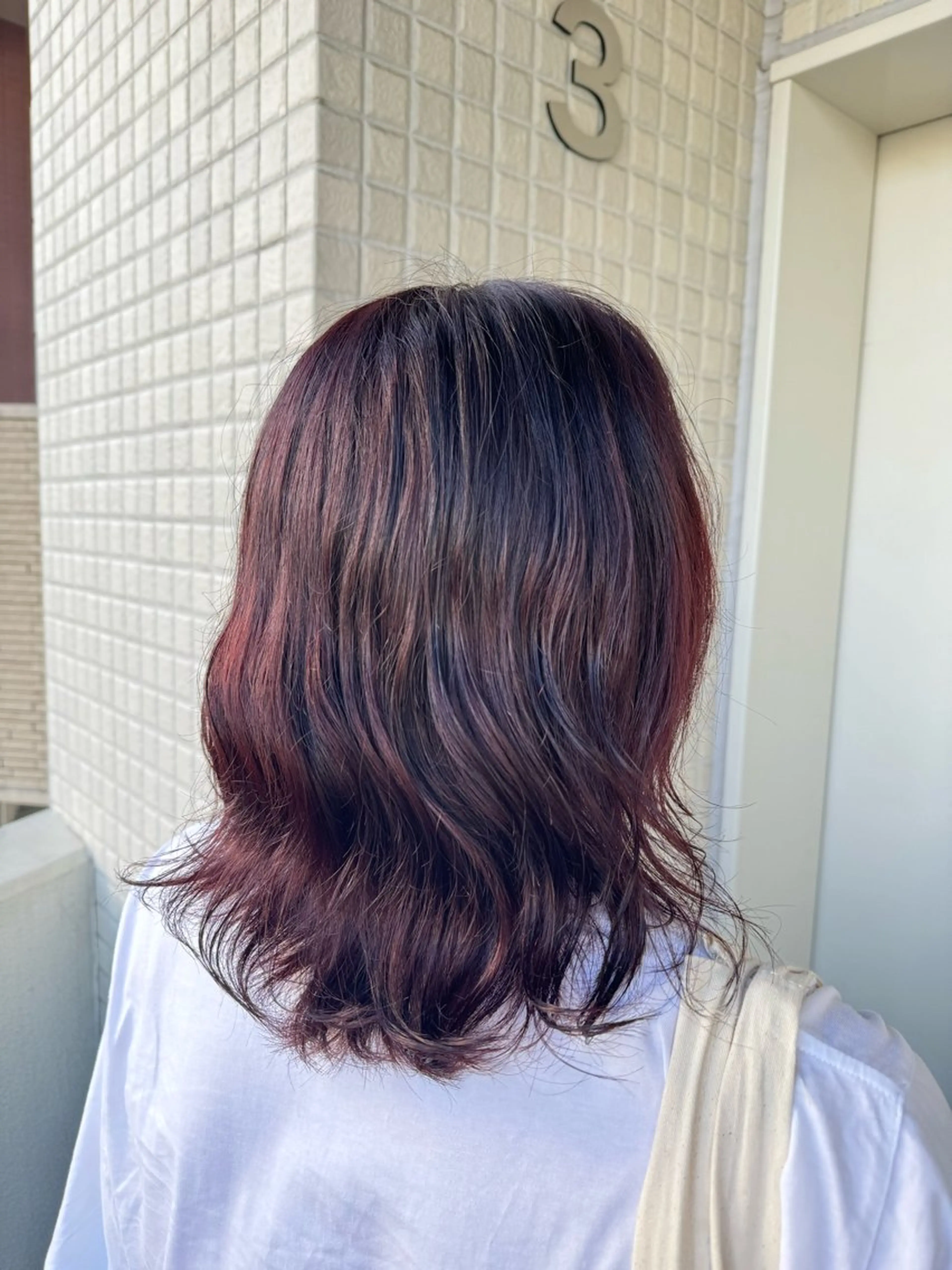 セミロング カラー ヘアカラー トリートメント 縮毛矯正/エクステ /艶カラー/ヘアメのヘアスタイル