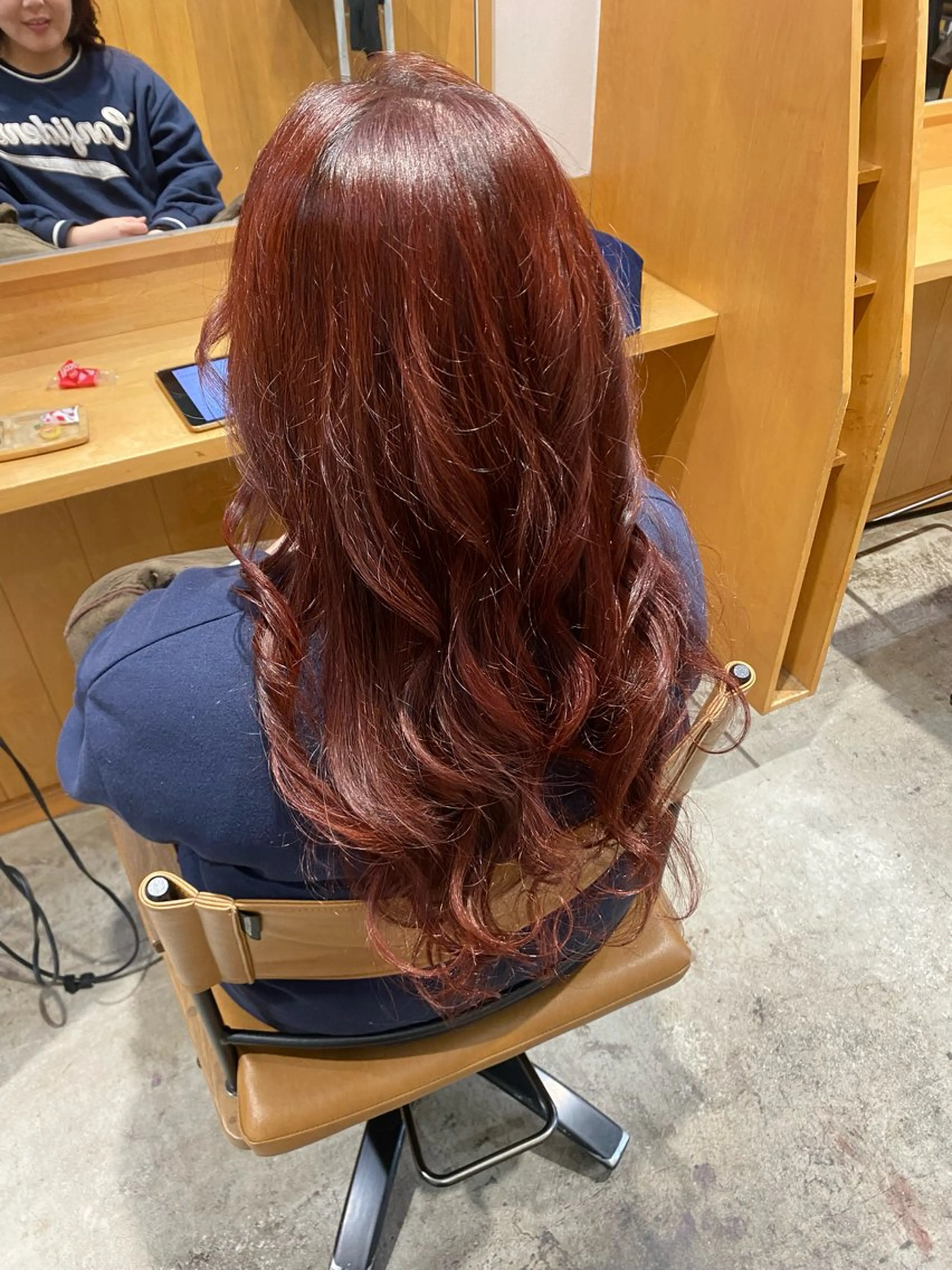 ロング ピンクブラウン カット ヘアカラー トリートメント GINZARay2 風本朱里🐥のヘアスタイル