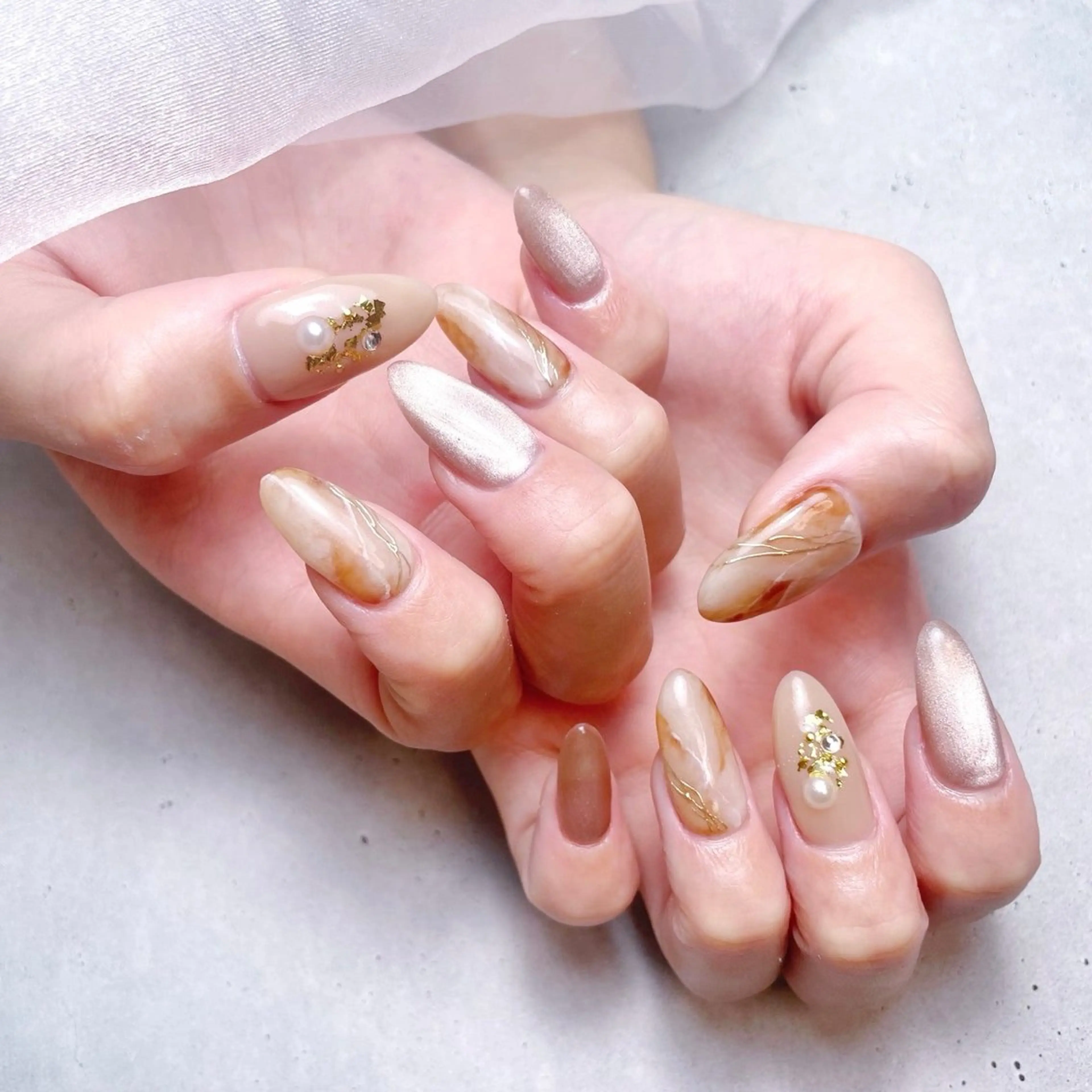 ネイル ハンドネイル 🤎Yun nail salon🤎のネイルデザイン