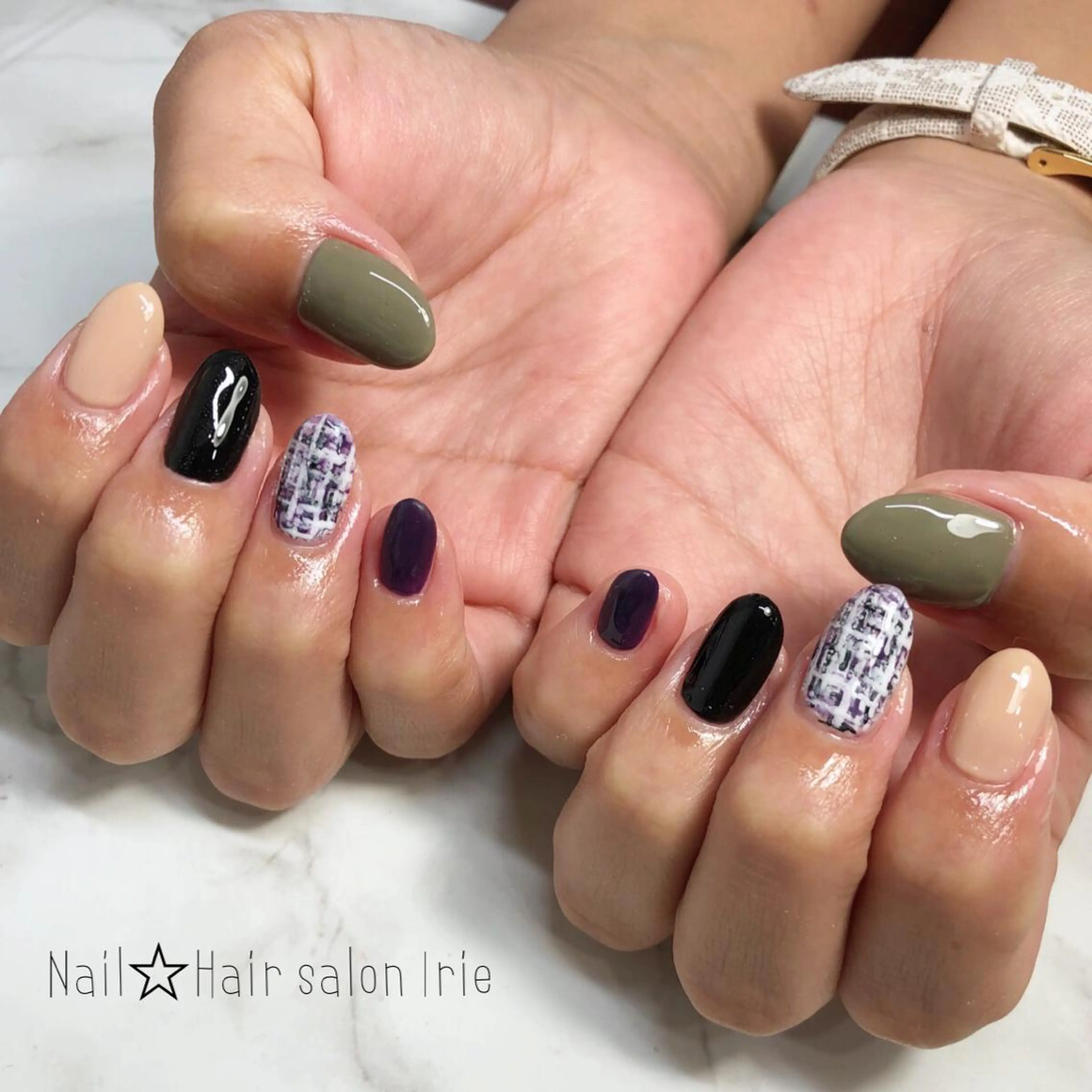 ネイル ハンドネイル ハンドケア Hair salon Irie所属・與儀 知佳のネイルデザイン
