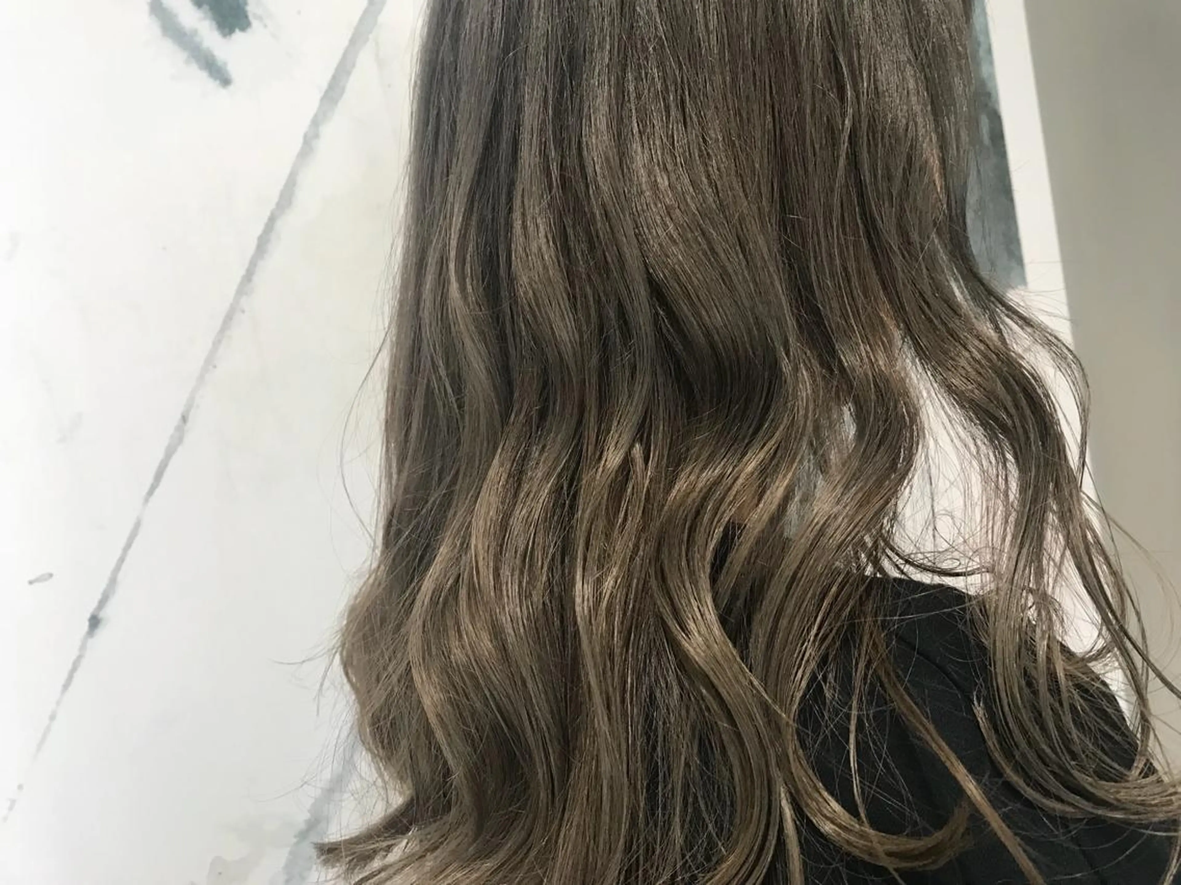 ロング カラー 透明感カラー オリーブ透明感カラー 表参道/MIKUのヘアスタイル