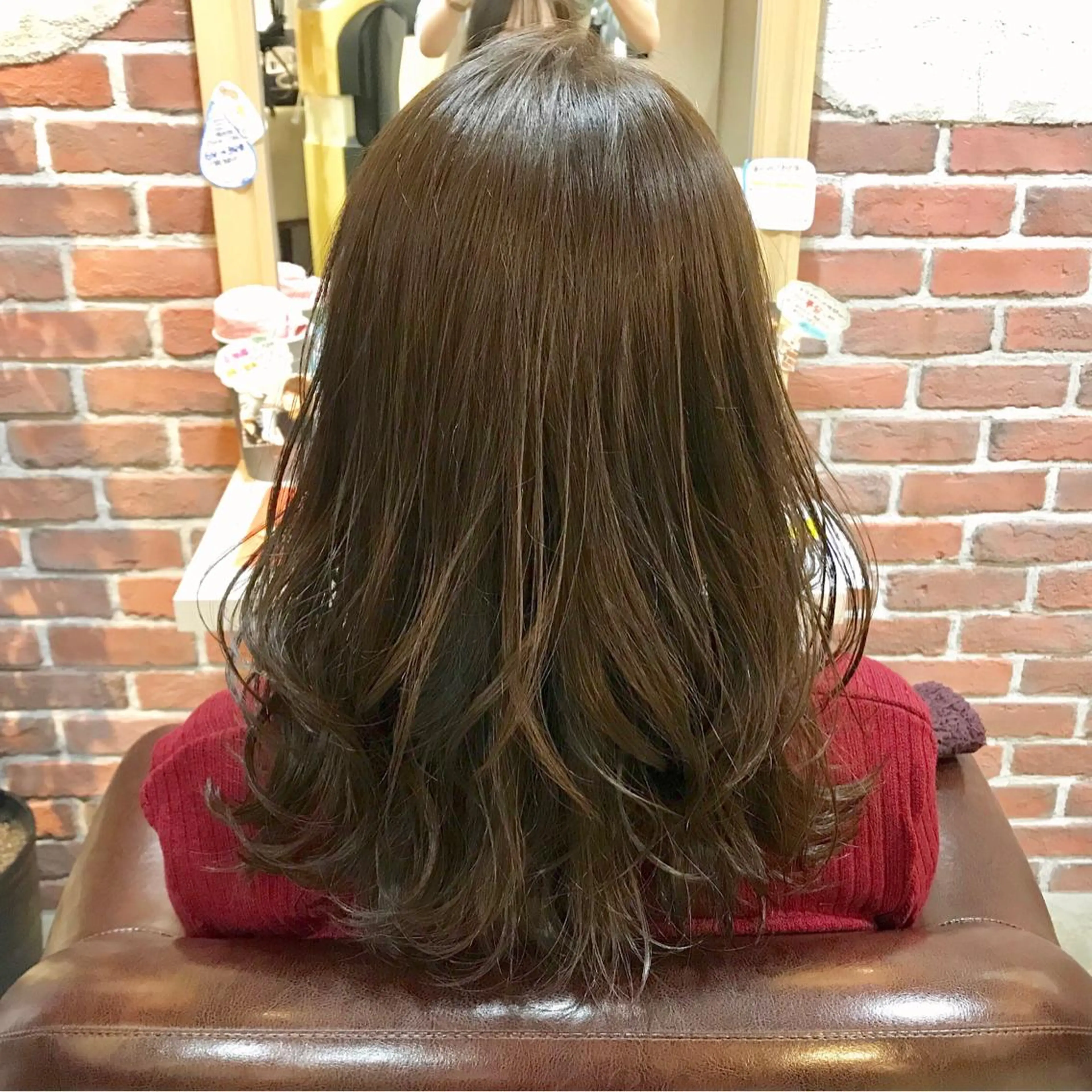 ロング カラー カット ヘアカラー トリートメント レイヤーカット/ 根本瑠実のヘアスタイル
