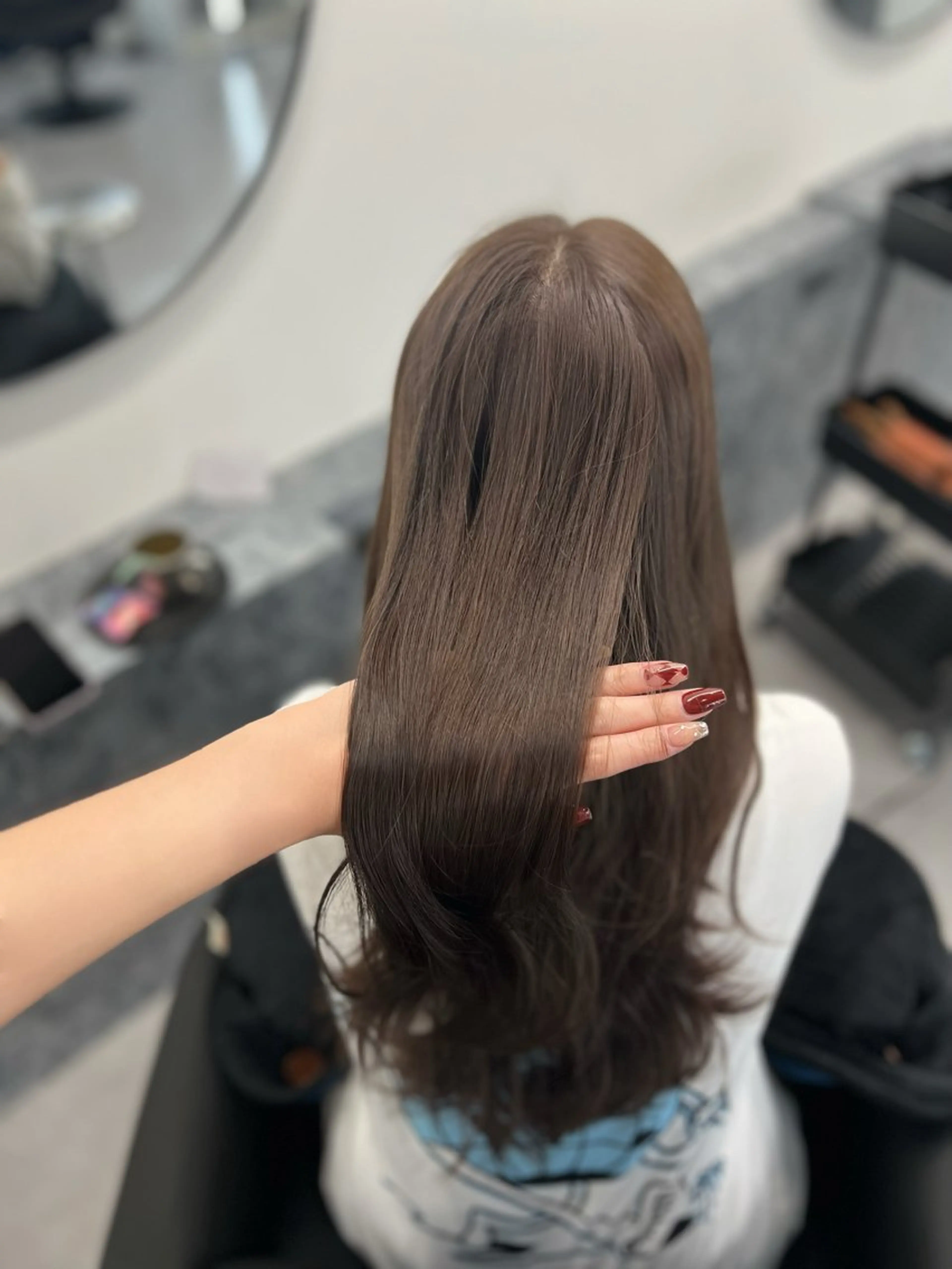 🎀【3月限定】透明感カラー＋髪質改善トリートメントの写真