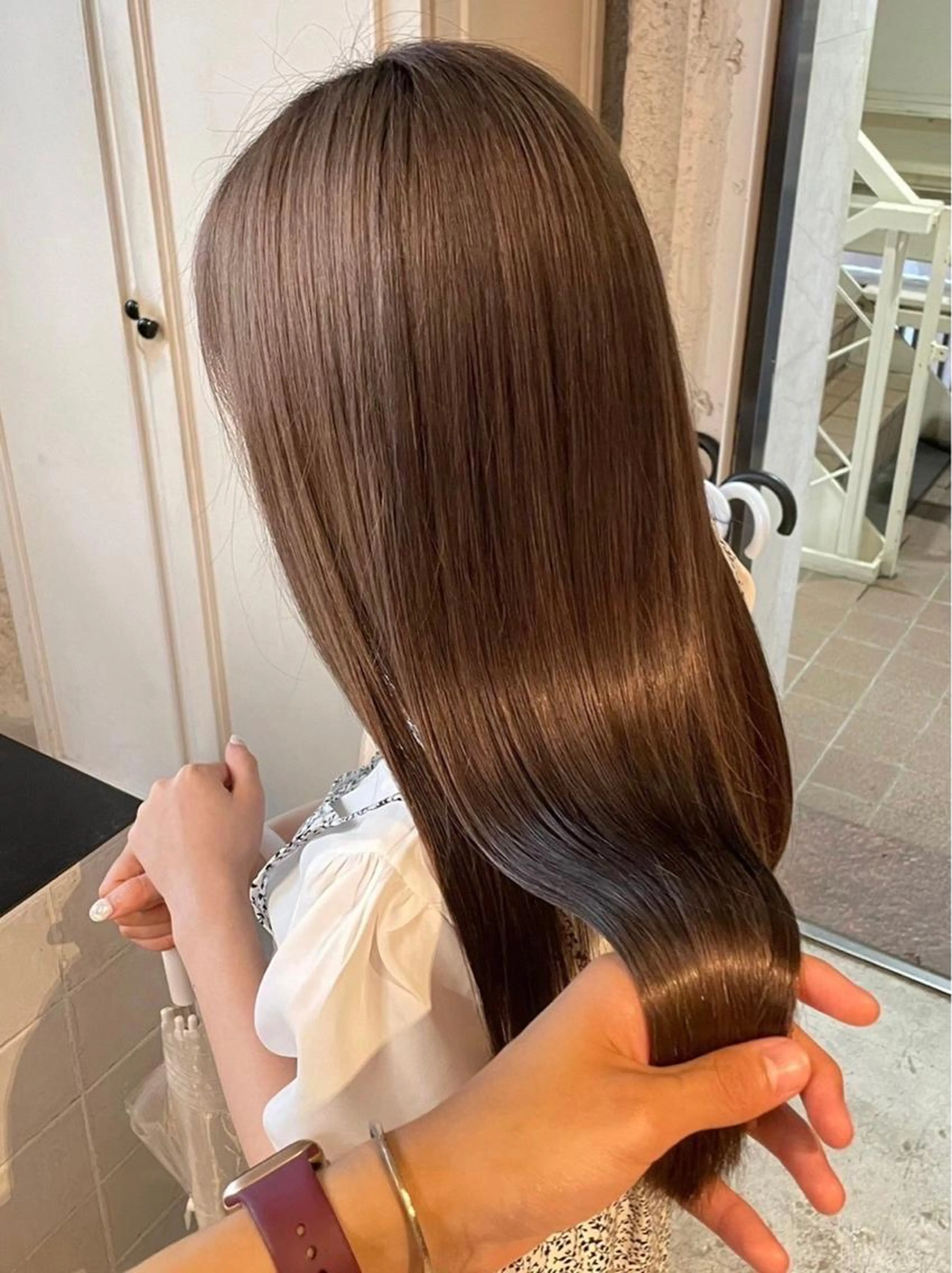 【❤️‍🔥レディース限定❤️‍🔥】透明感ワンカラー＋集中トリートメント🤍当日予約OK🤍の写真