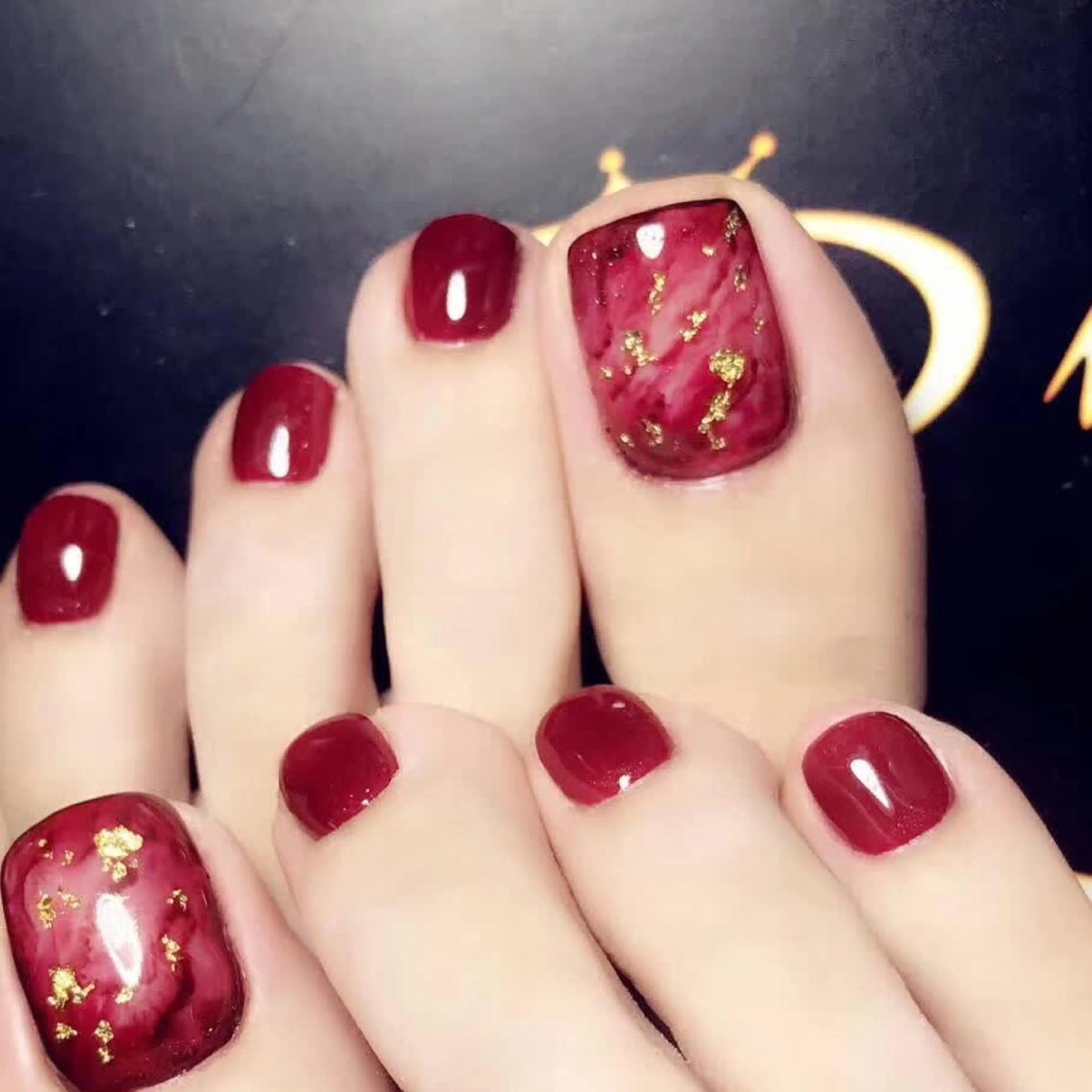 ネイル フットネイル 💅ネイル✨ プリンセスのネイルデザイン