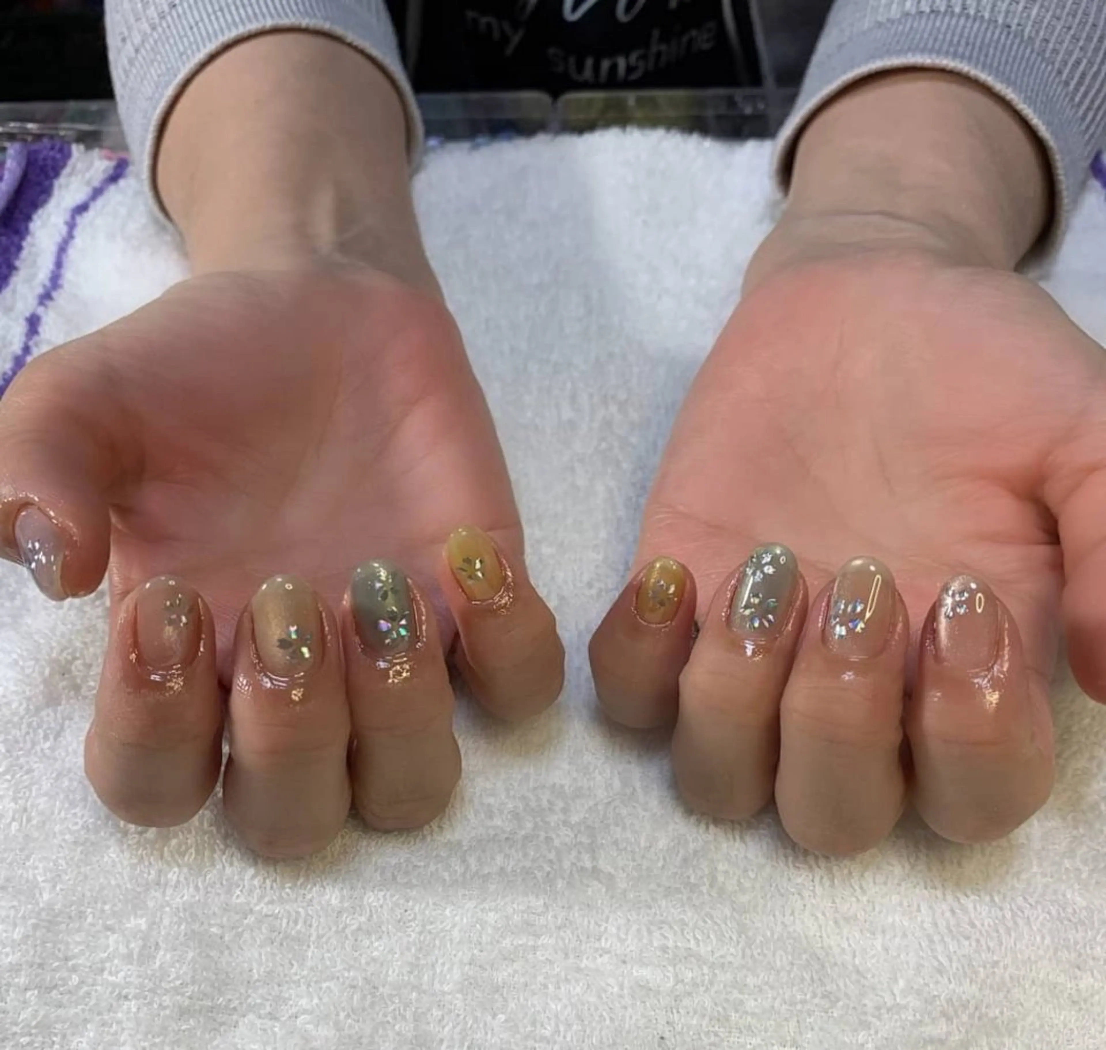 ネイル 桜ネイル ハンドネイル フットネイル MHR nailのネイルデザイン