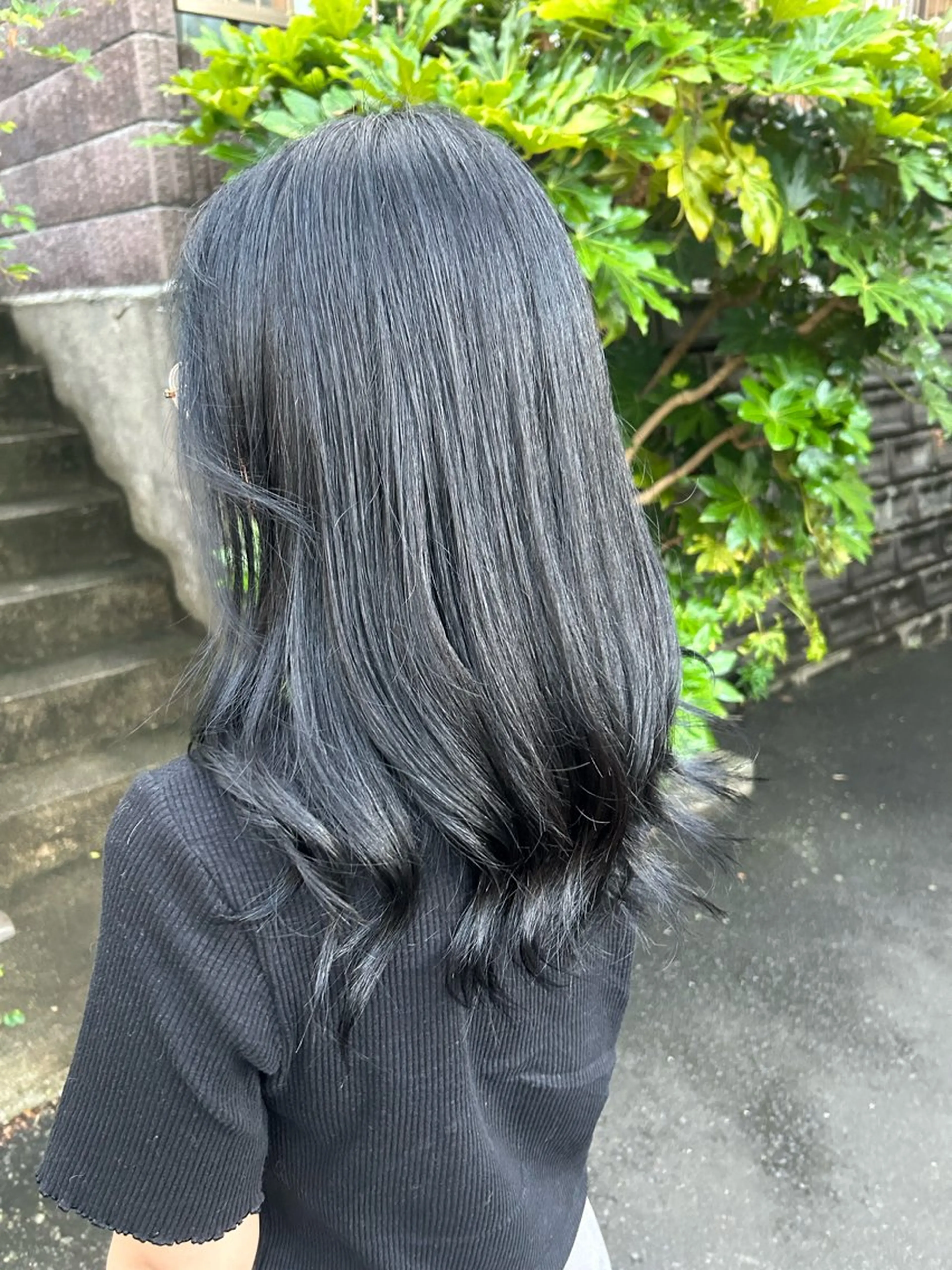 カラー ダブルスキルエクステ /羽エクステ白石宇由のヘアスタイル