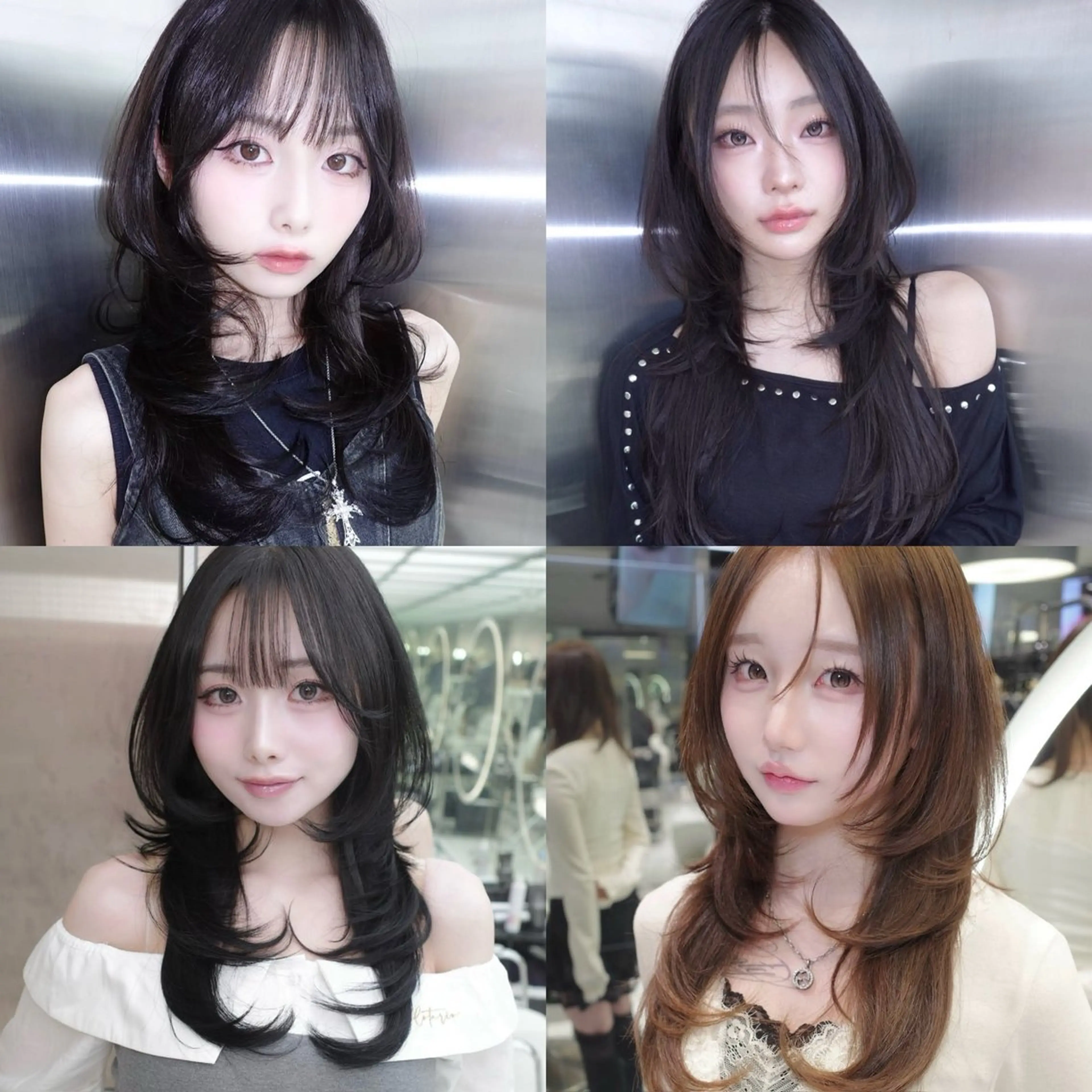 ロング カラー くびれヘア 顔周りカット ハイレイヤー 韓国風ヘア レイヤーカット カット ヘアカラー トリートメント Nao/ 大宮/レイヤーカットのヘアスタイル