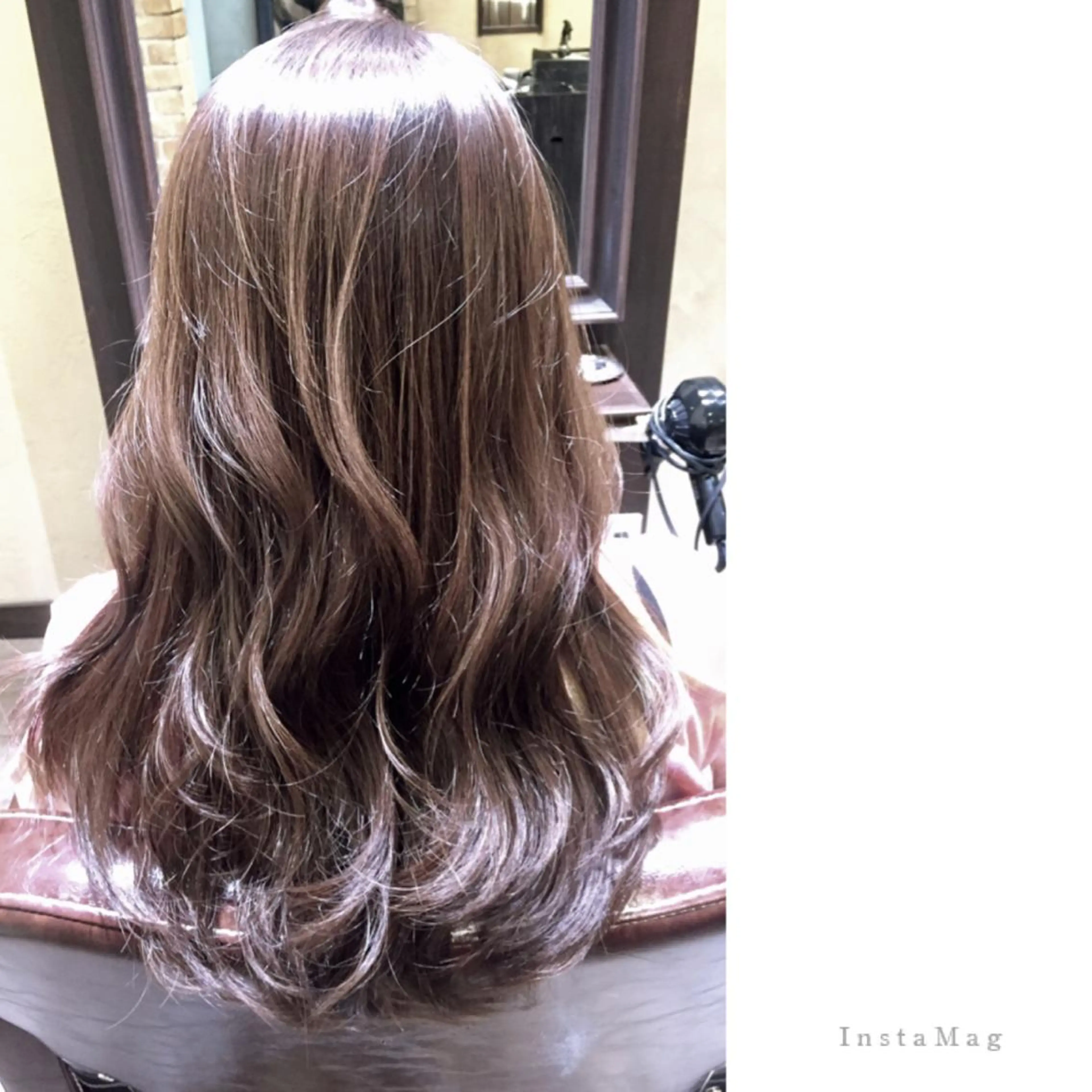 ロング カラー ベージュカラー フォギーベージュ Ly   hair（リーヘア）所属・Lyhair🦊🎀 AKIのヘアスタイル