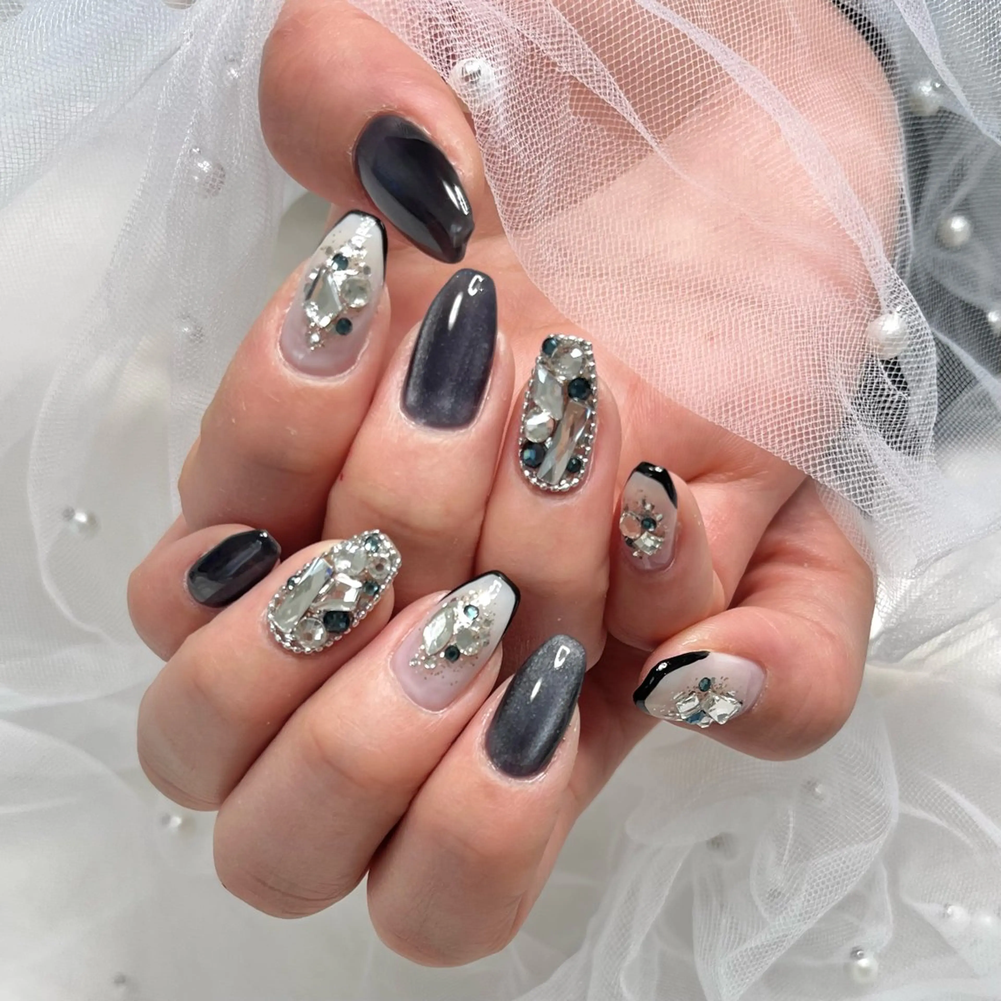 ネイル ハンドネイル 北巽駅Nail muu...🫧🧸のネイルデザイン