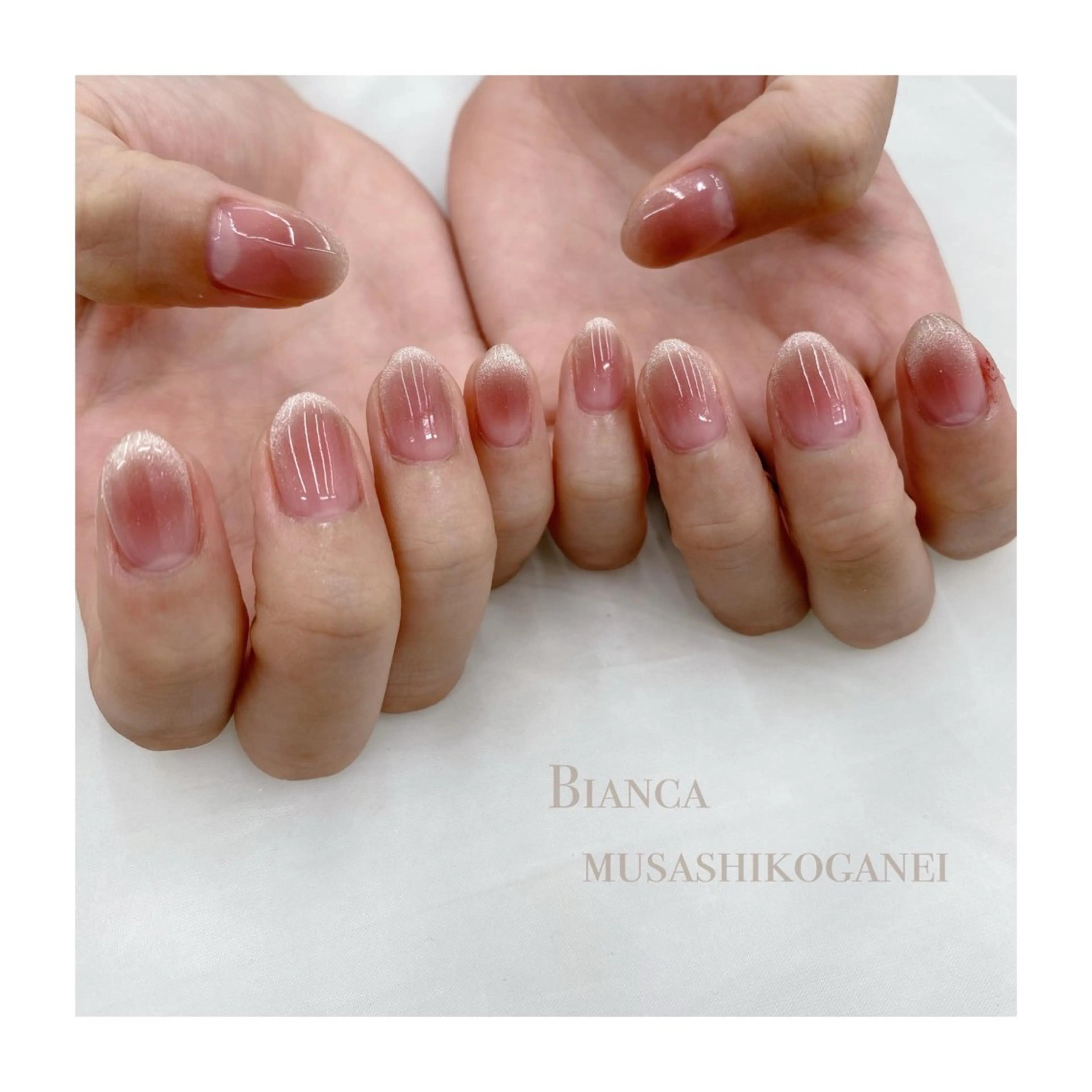 ネイル ハンドネイル Bianca 武蔵小金井　しぎはらのネイルデザイン