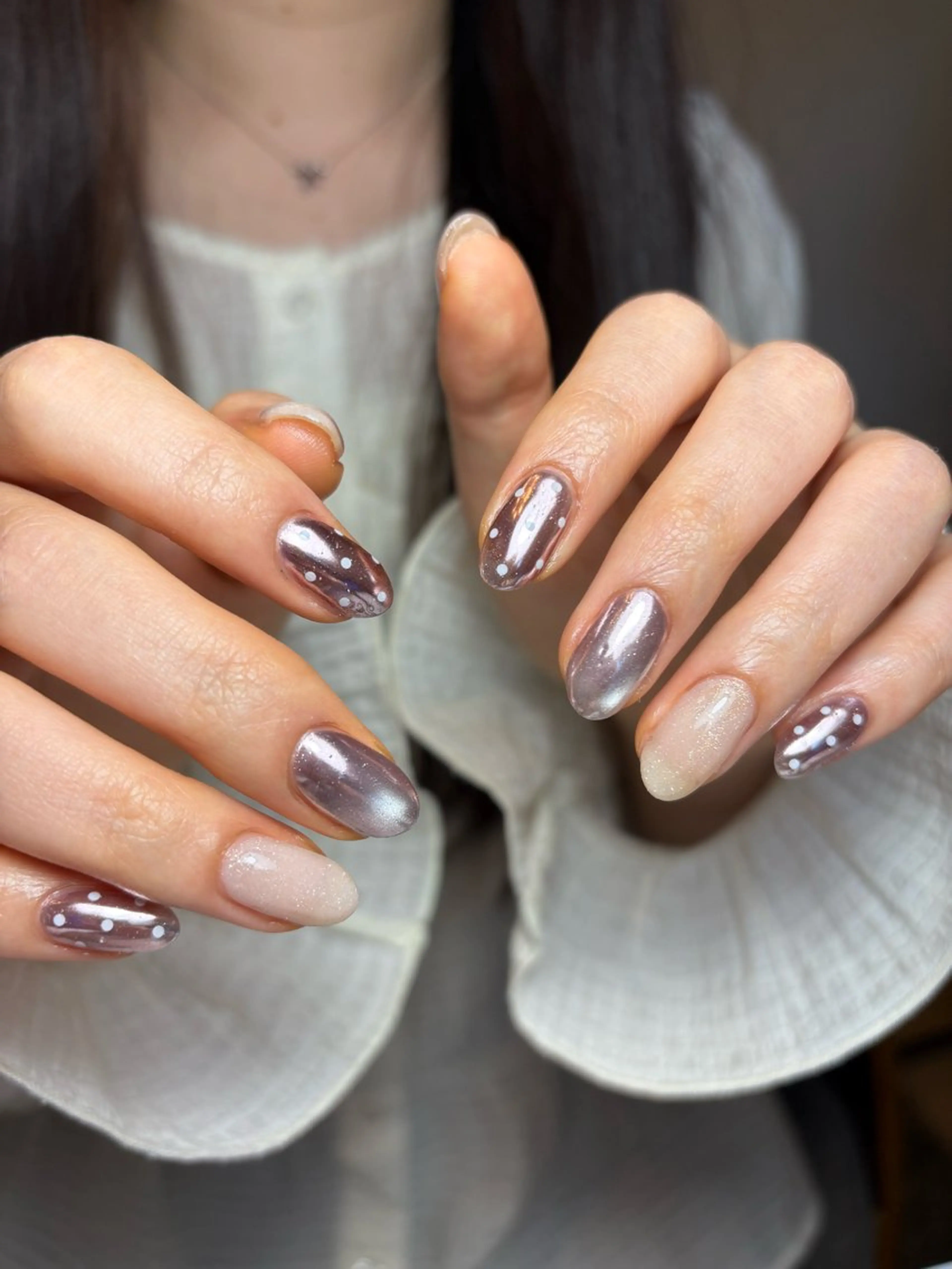 <オフなし> Sample design   -少しデザイン入れたい方やデザイン悩まれている方におすすめ💎🫧-の写真