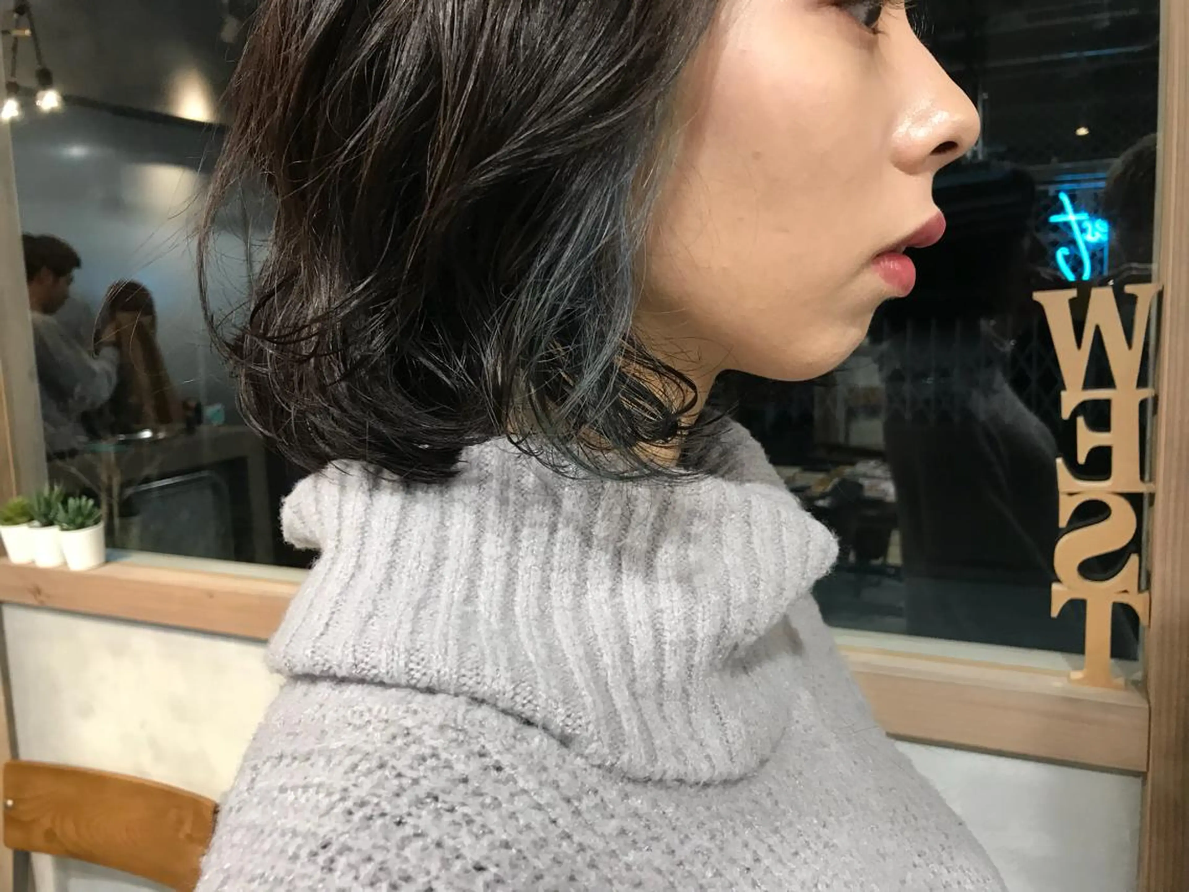 ショート カラー パーマ 竹嶌 健吾のヘアスタイル