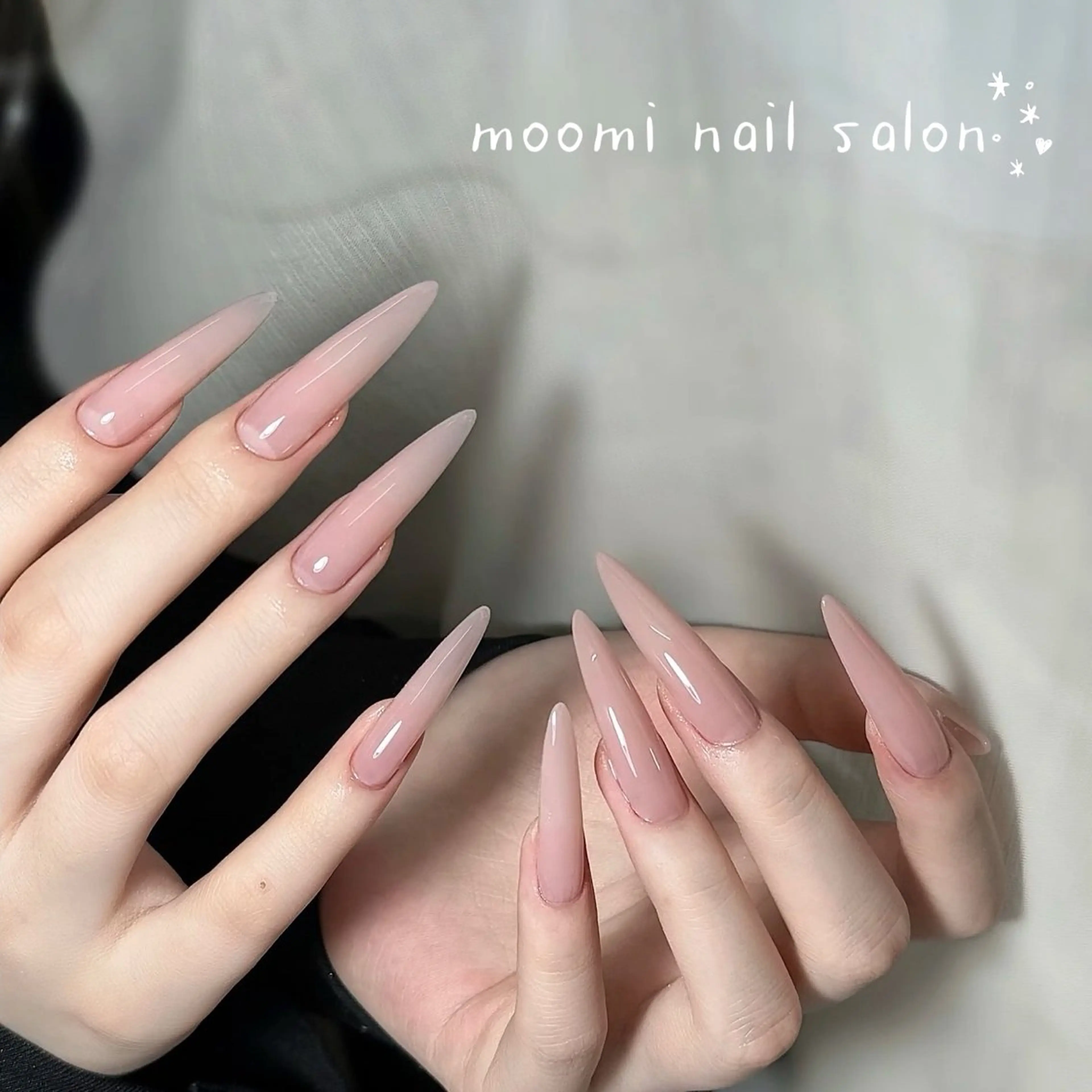 ネイル ワンカラーネイル ハンドネイル moomi nail スカルプ専門のネイルデザイン