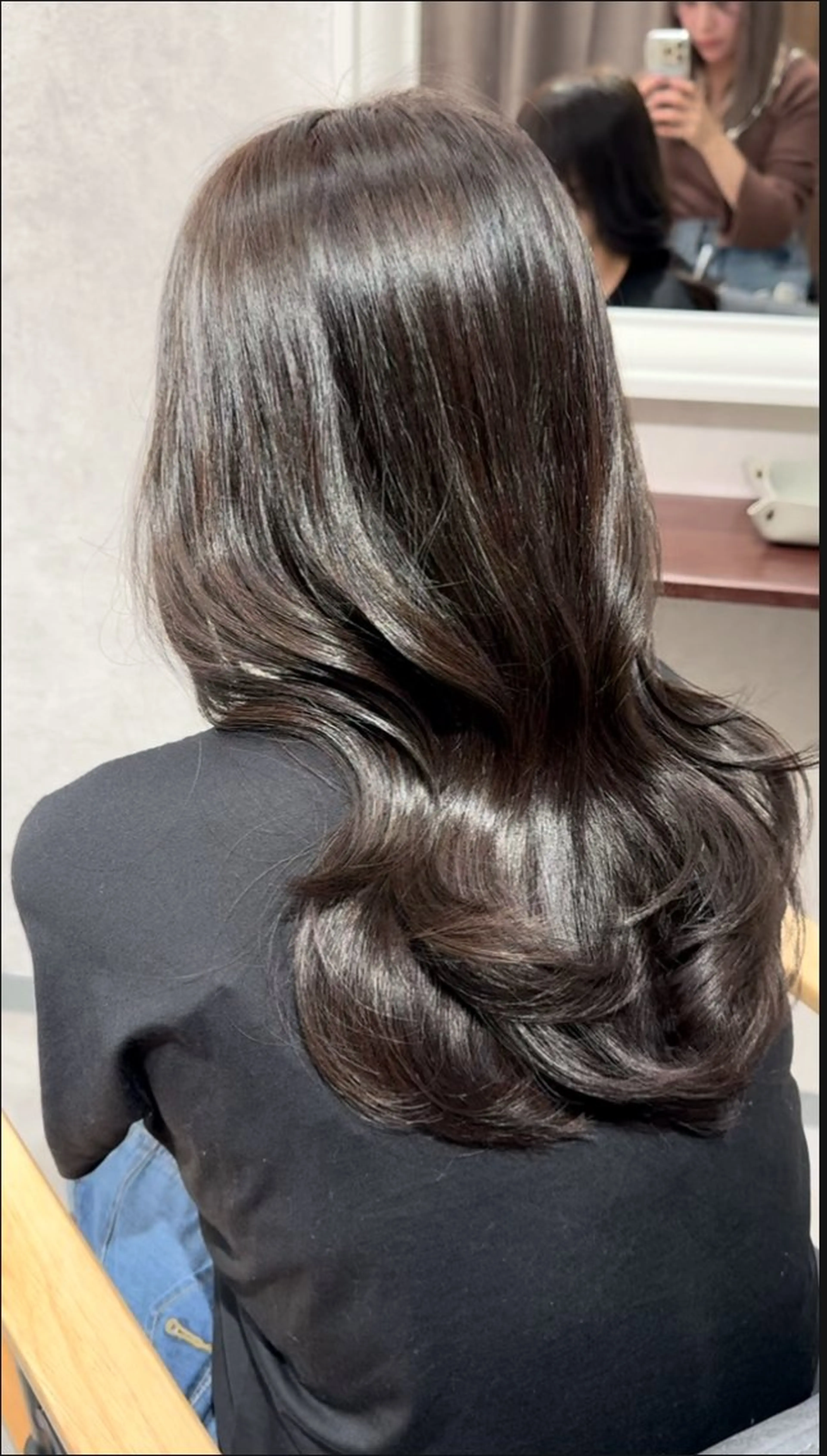 カラー 🩵ワンカラー／ 銀座／mayu🩵のヘアスタイル