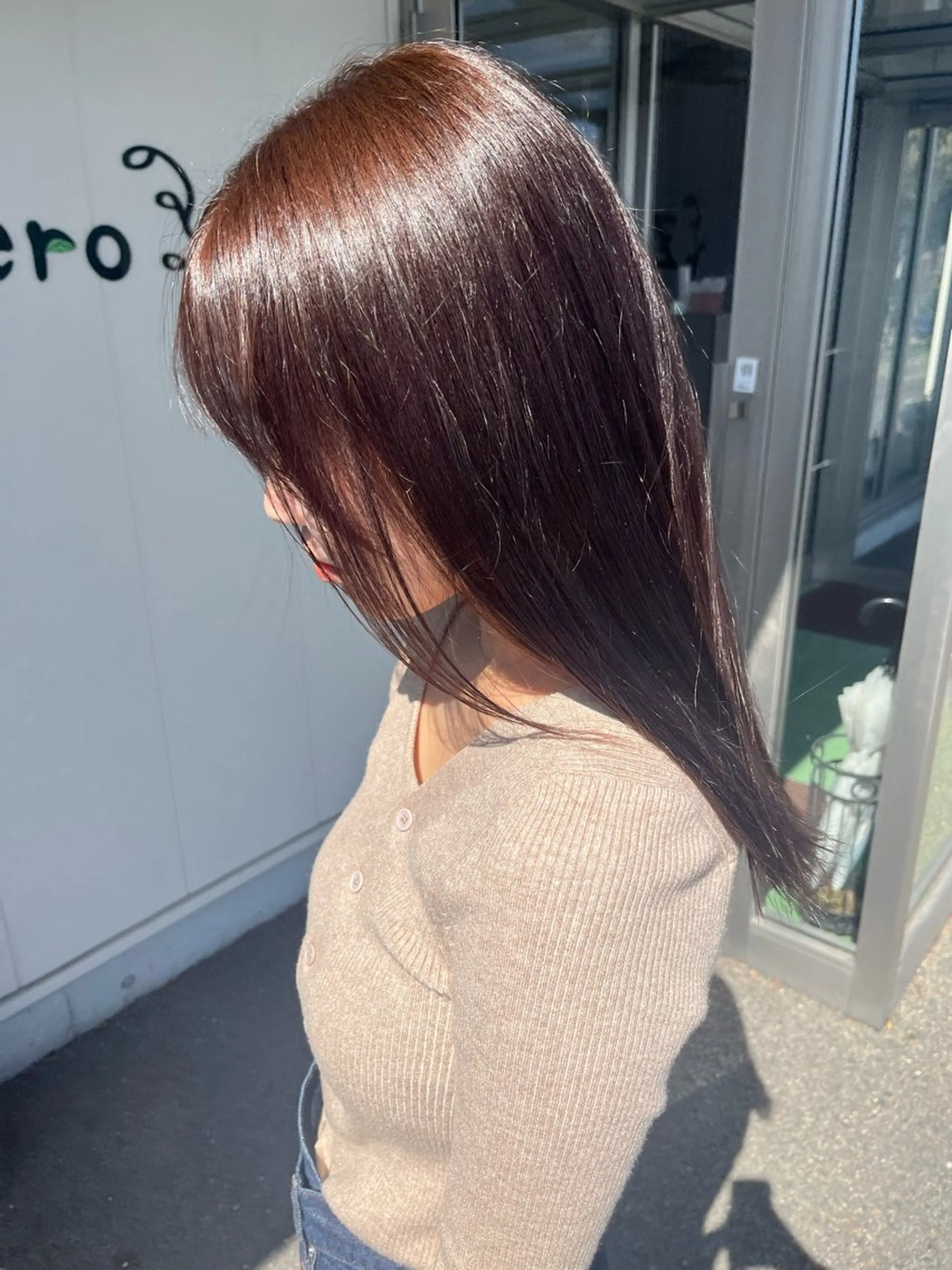 カラー ブリーチ ブラウンカラー インナーカラー ブリーチなしカラー ヘアカラー 久留生 隼斗のヘアスタイル