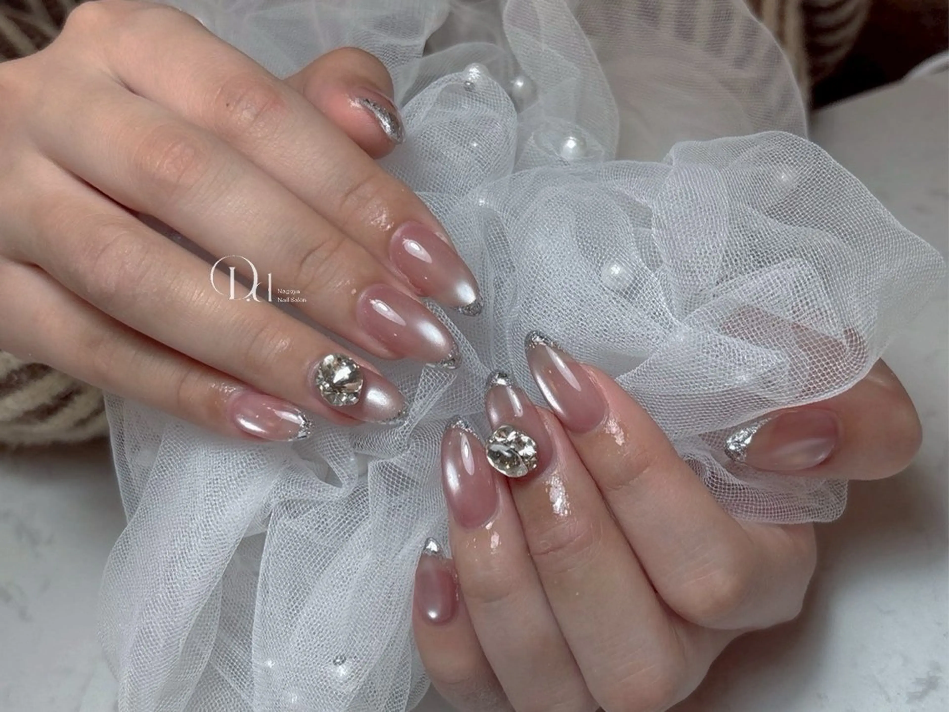 ネイル フットネイル フレンチネイル ジェルネイル ガーリー グラデーション ハンドネイル D.d Nail Moeのネイルデザイン