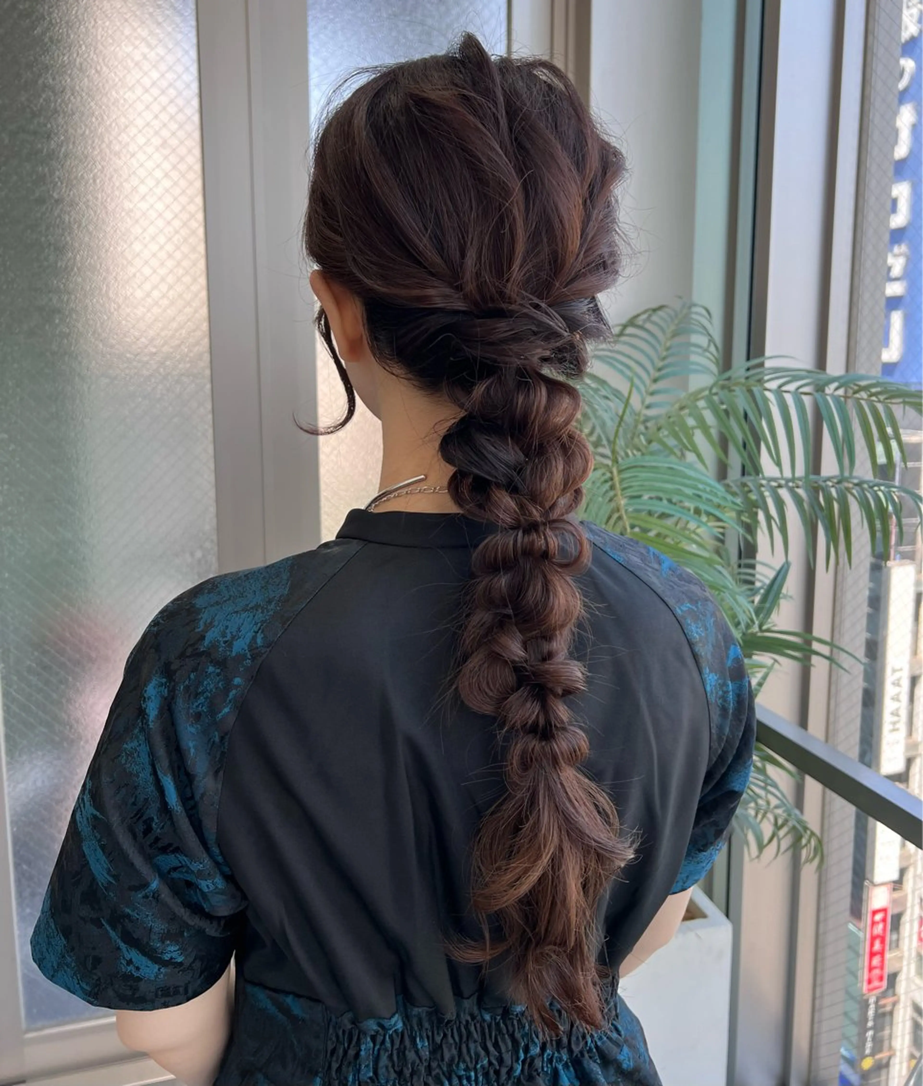 ロング カラー ヘアアレンジ ヘアセット ✨カチモリ✨レイヤー 韓国ヘア🇰🇷ゆいのヘアスタイル