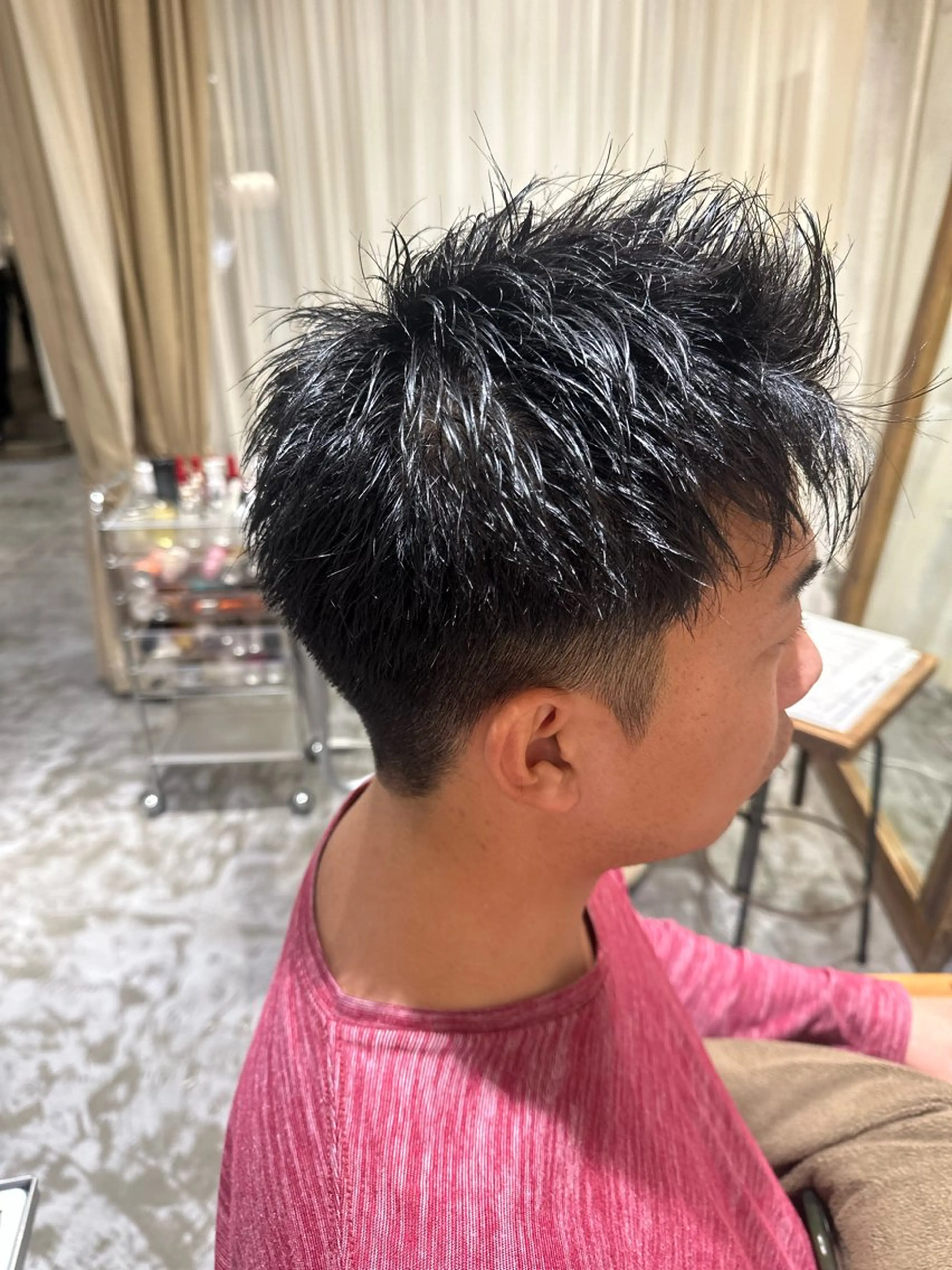 ショート メンズ スパイキーショート ショートヘア カット 田中 陽菜里のヘアスタイル