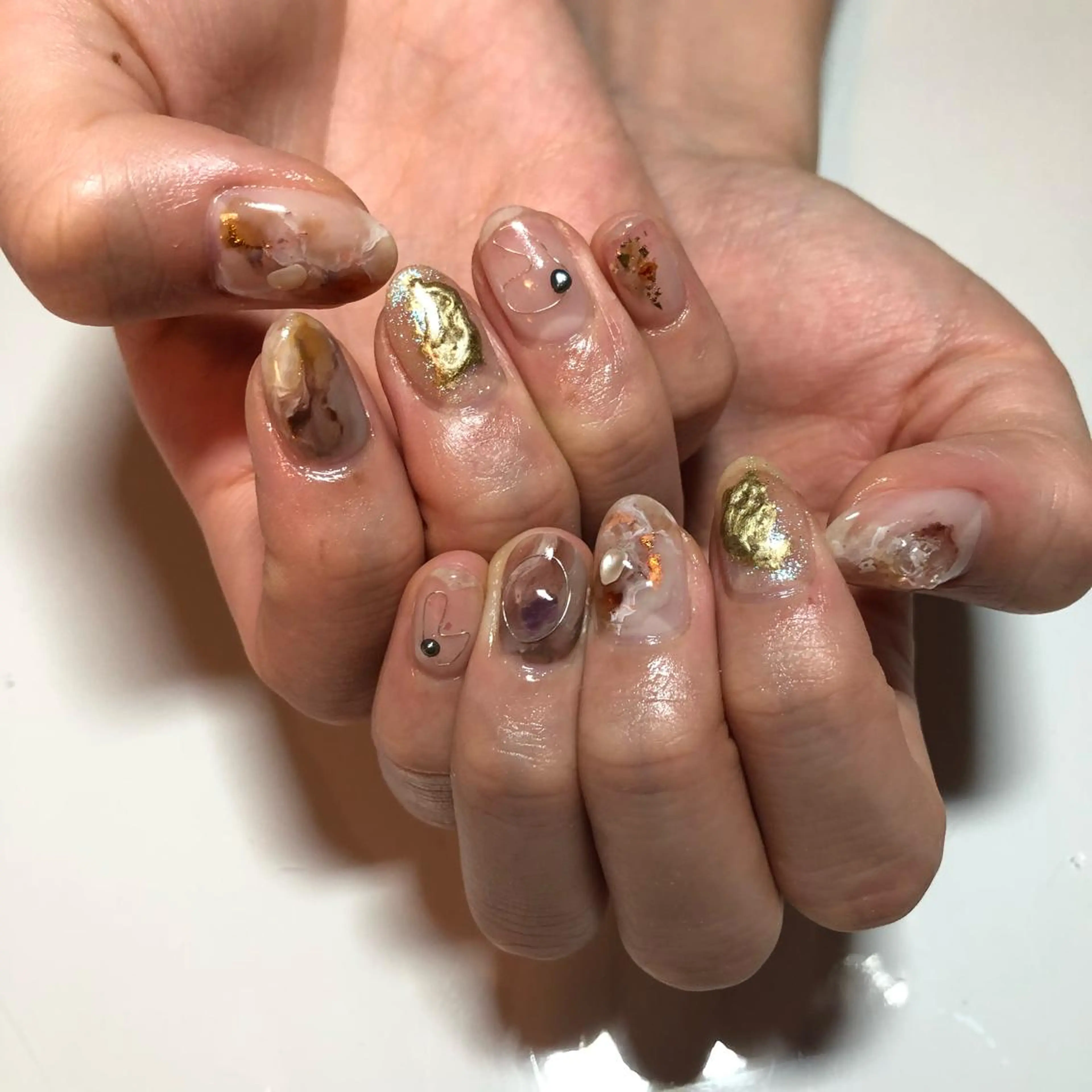 ネイル ニュアンスネイル 米田 律子のネイルデザイン