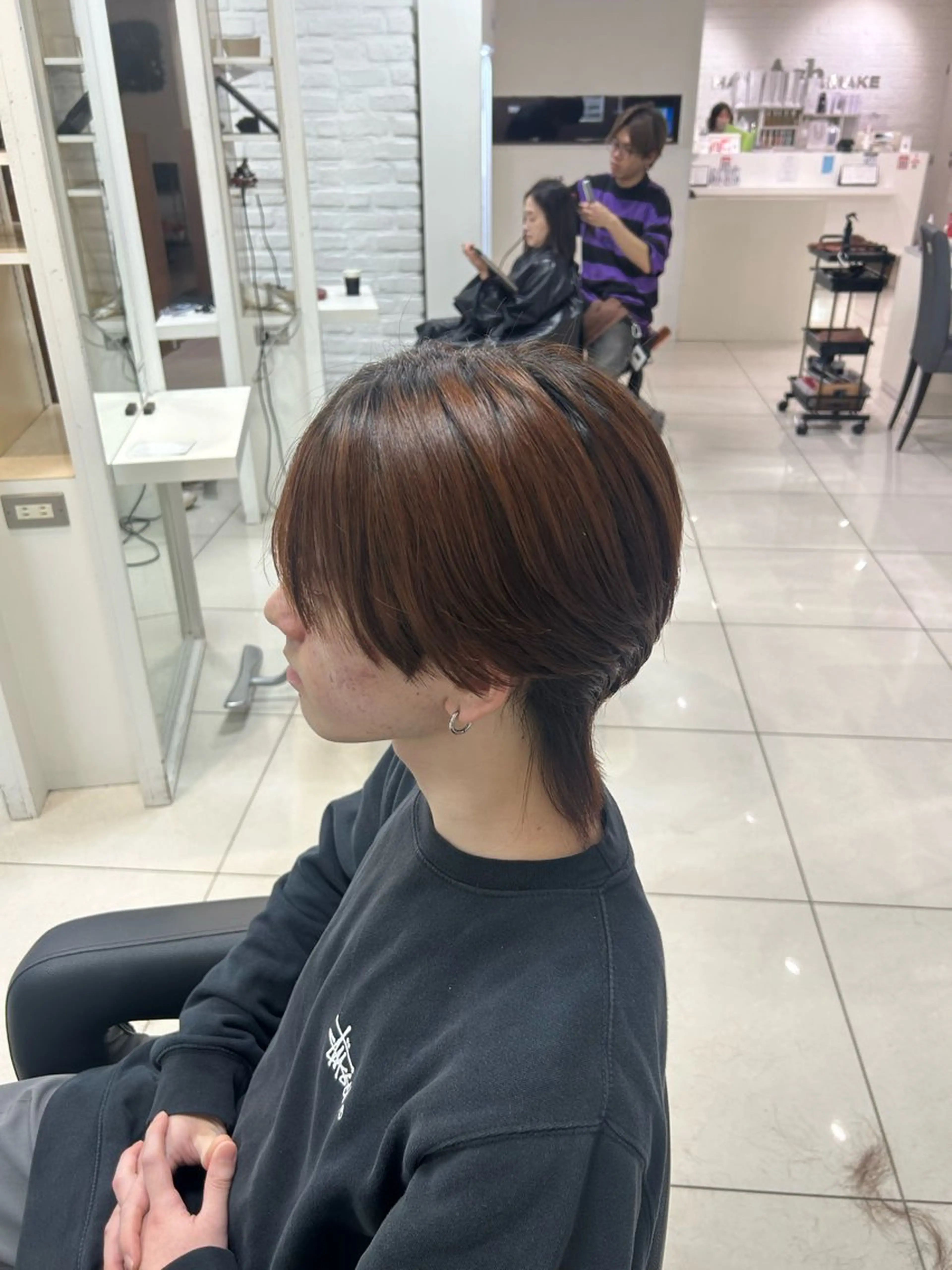 ショート カット 縮毛矯正 【縮毛矯正/レディー スカット】美涼🎀のヘアスタイル