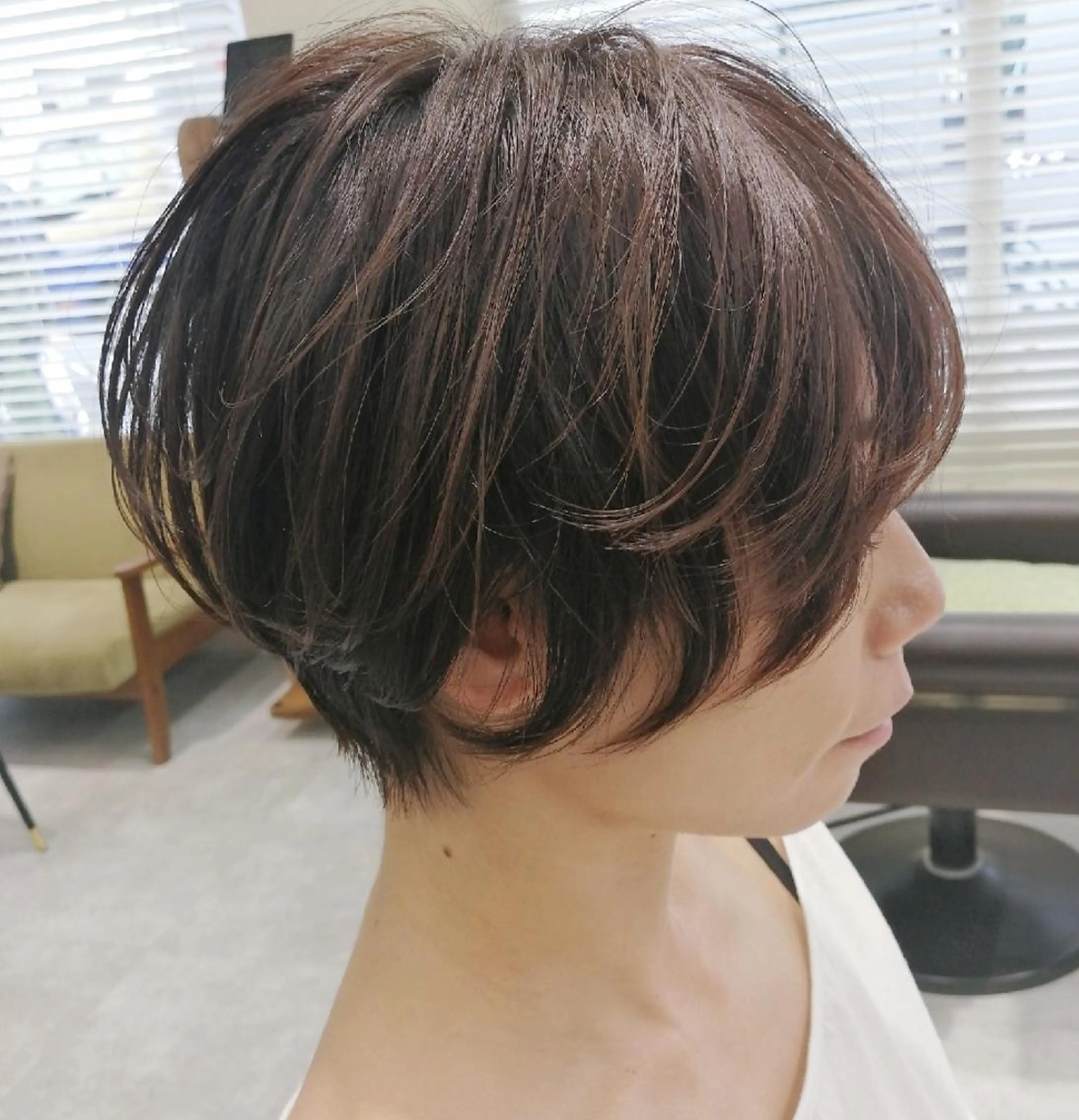 ショート カラー ショートヘア hase _のヘアスタイル