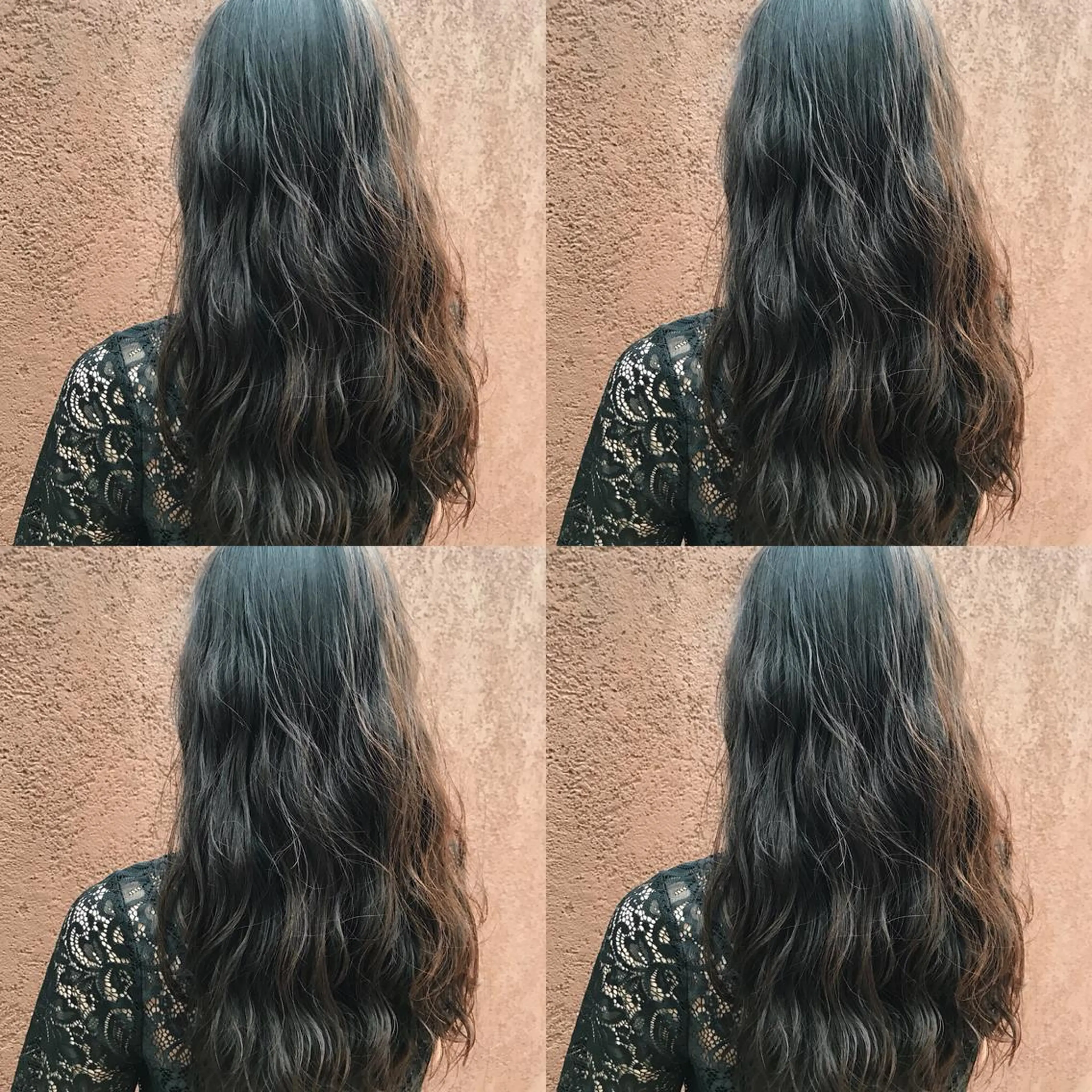 ロング カラー パーマ ヘアアレンジ 松田 亮葉のヘアスタイル