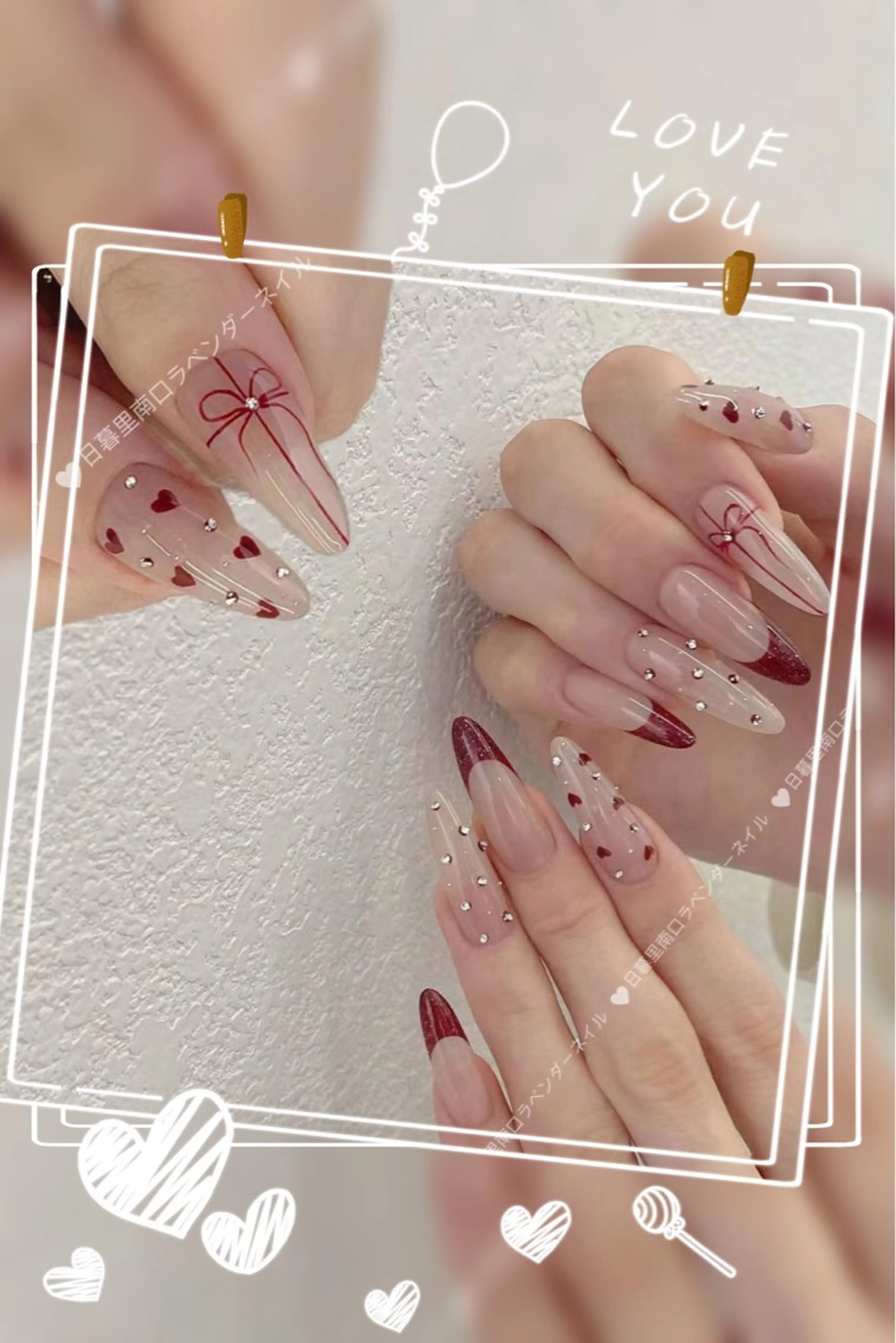 ネイル ラベンダー💖日暮里 ルル💖ネイルのネイルデザイン