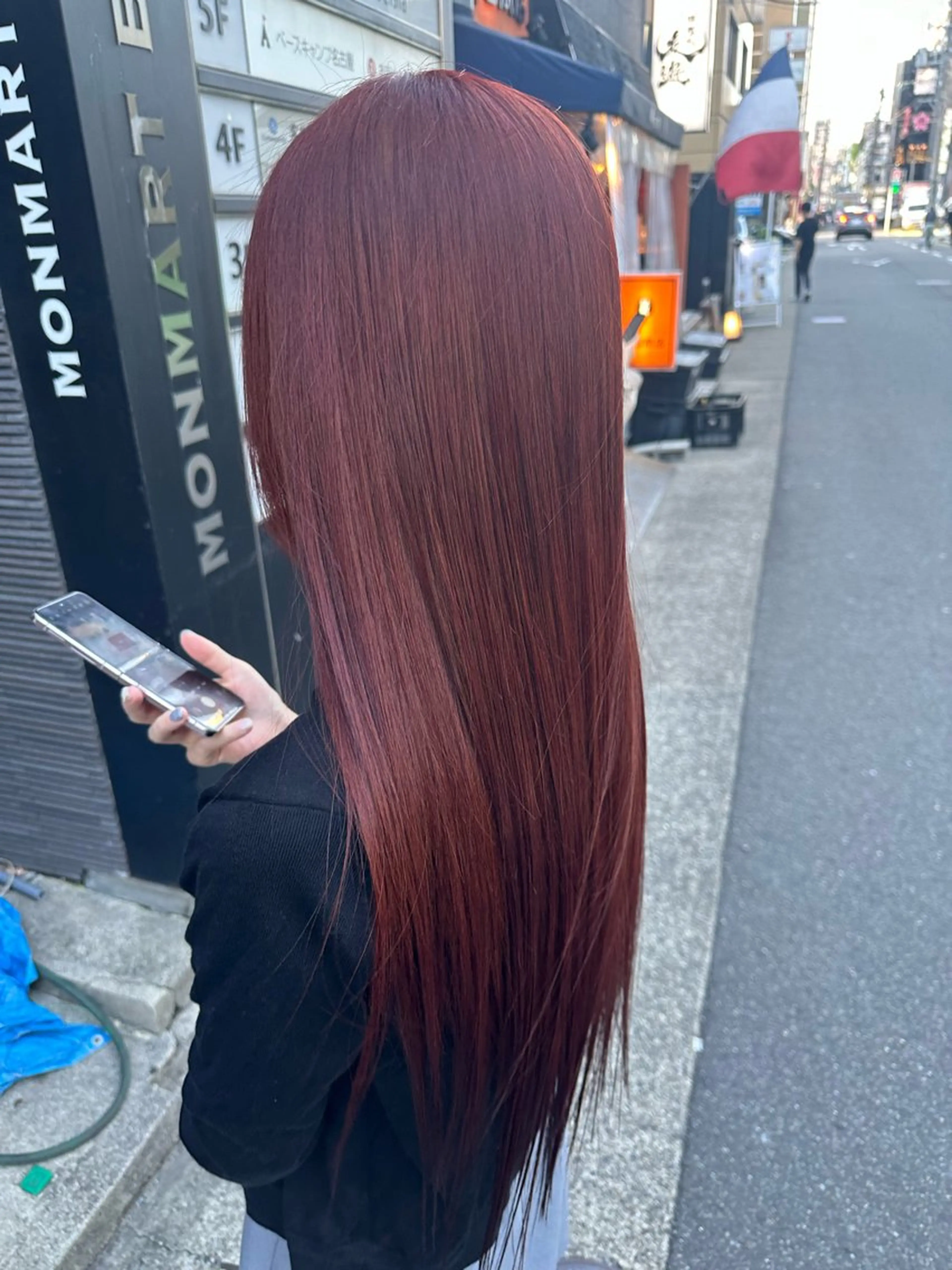 ロング カラー 上田 直樹のヘアスタイル