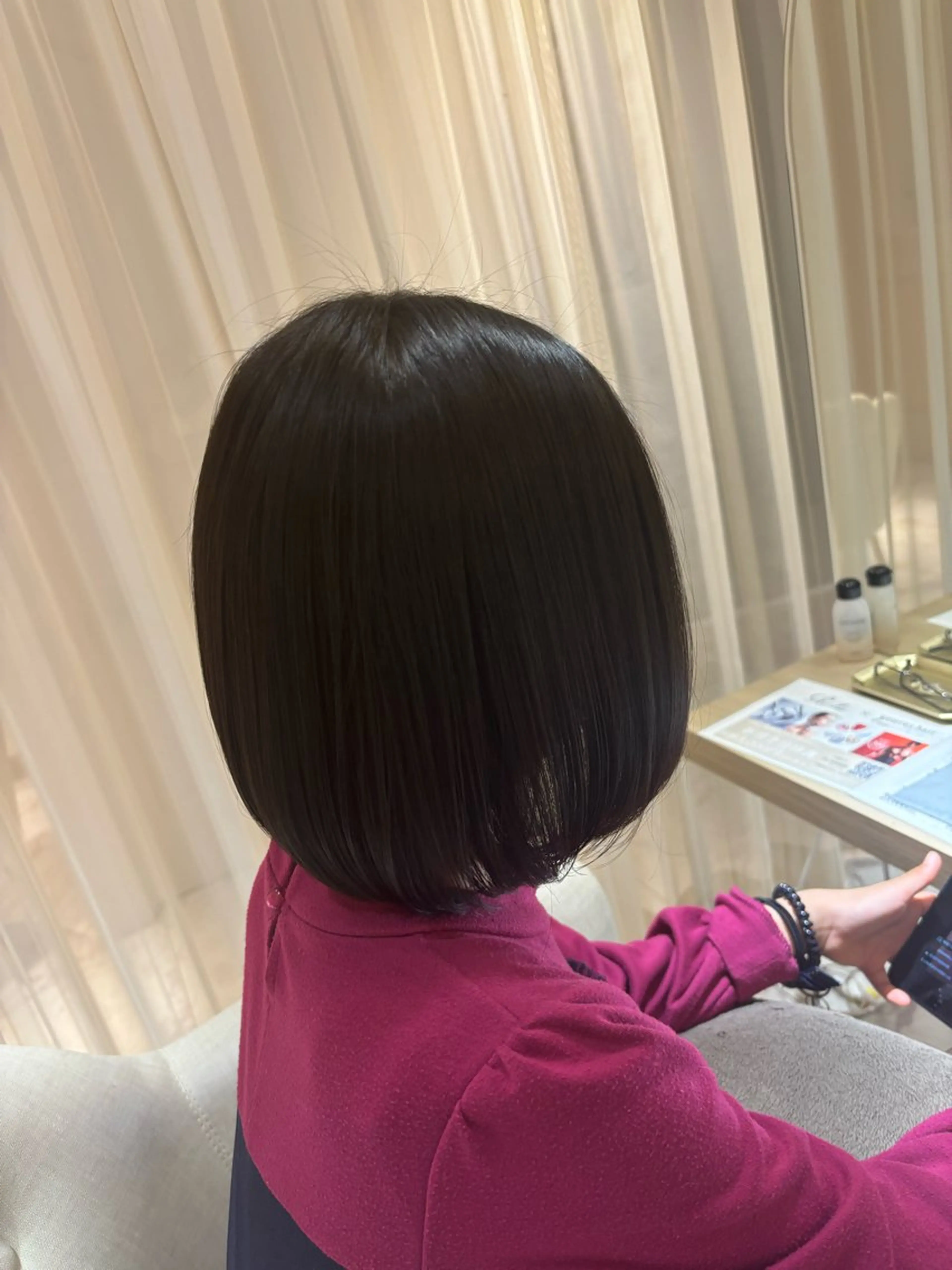 ショート カット 縮毛矯正 トリートメント youres hair 日吉店所属・🫧日吉/髪質改善/ 上原ちえみ🫧のヘアスタイル