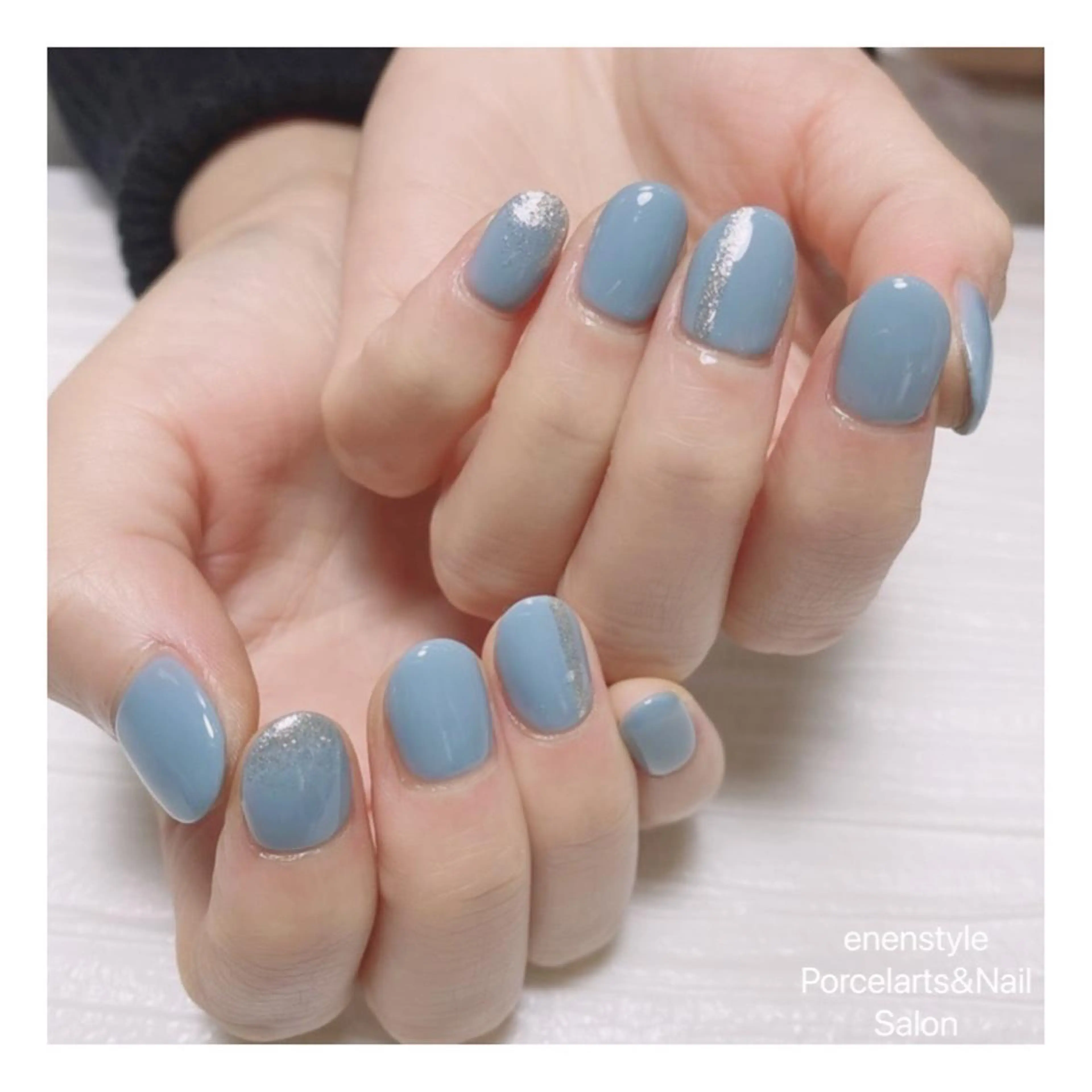 ショート ネイル ハンドネイル 👑enen style👑のネイルデザイン
