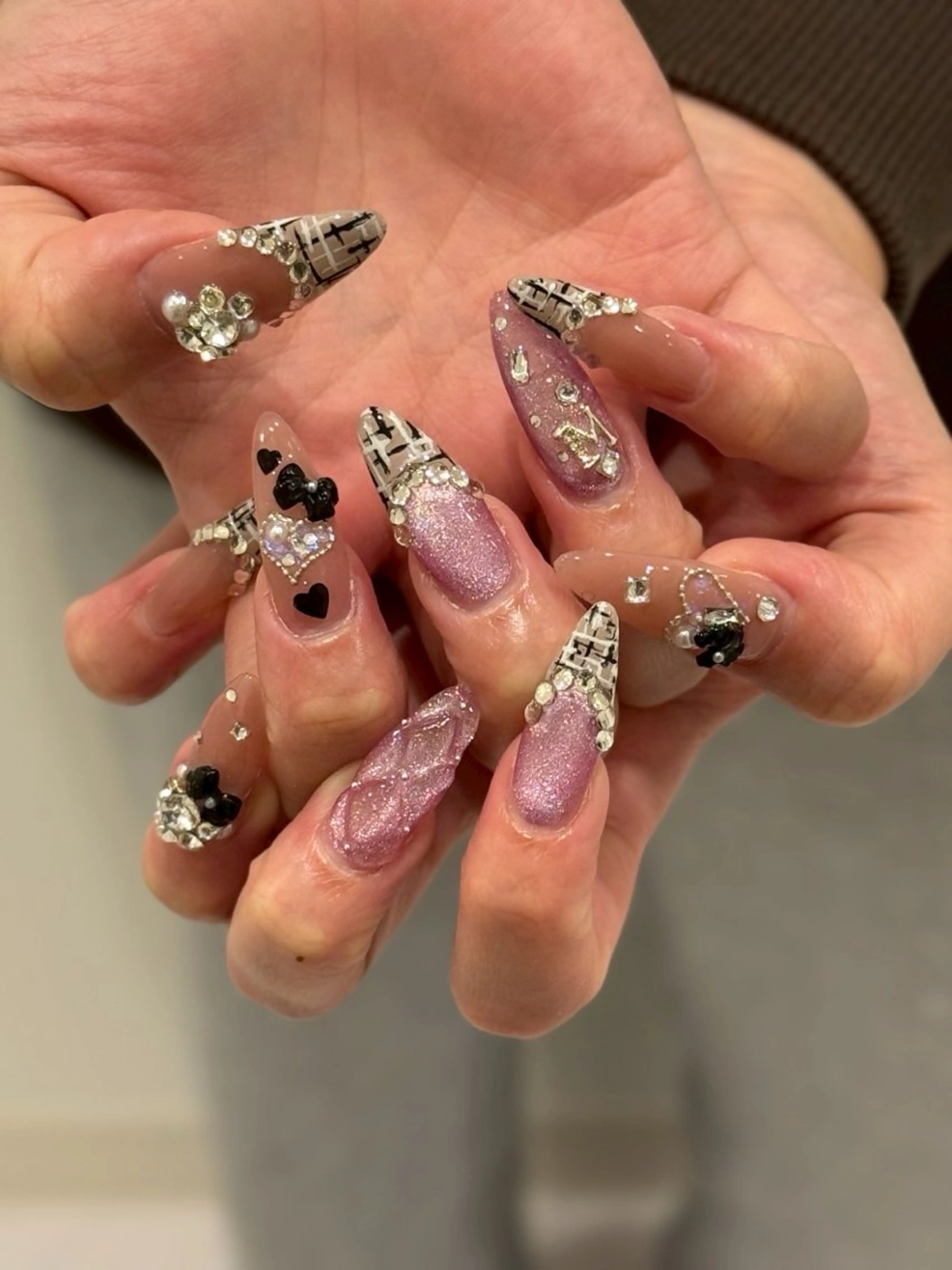 特殊アートネイルモデル一本550円の写真