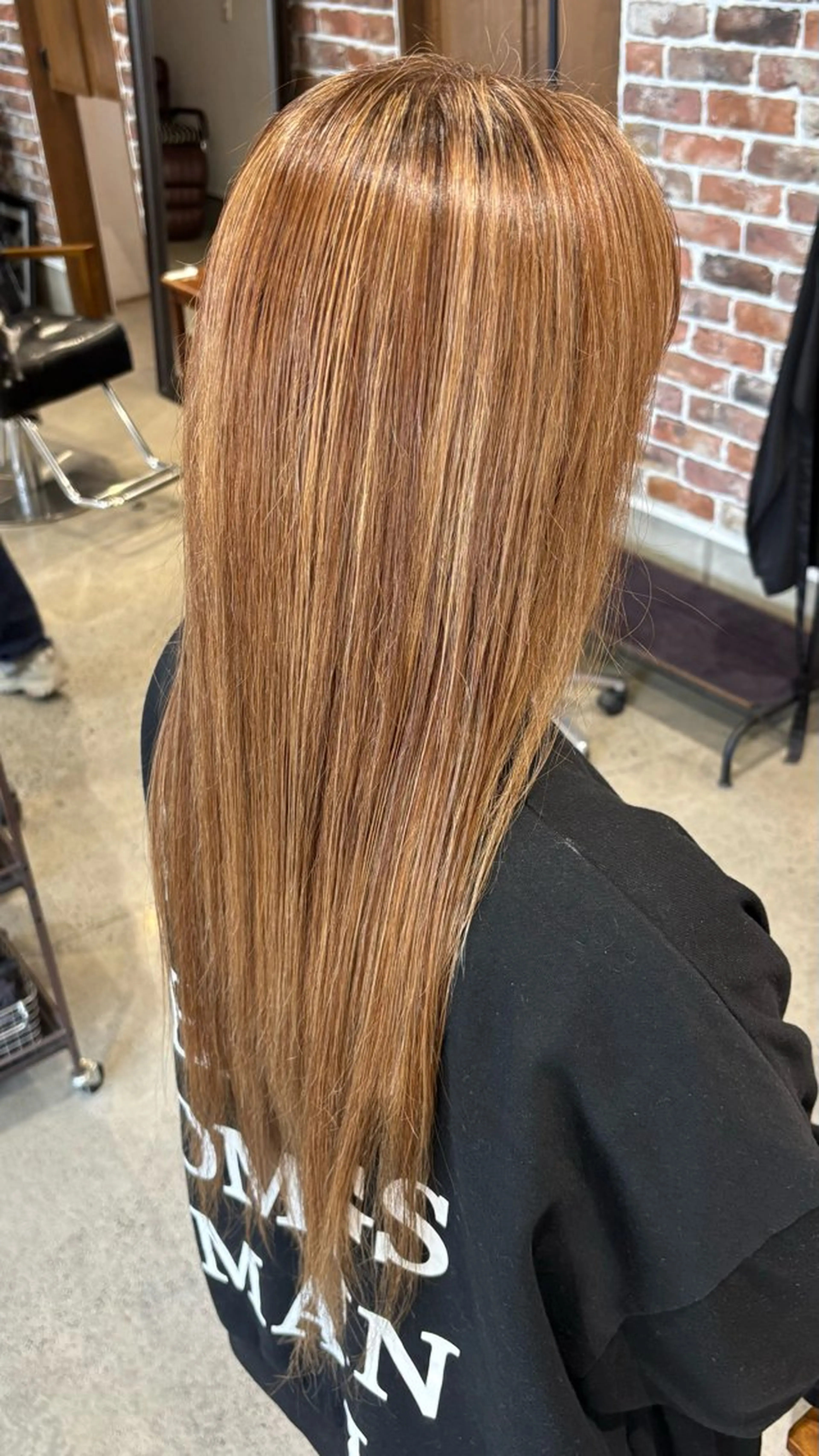 ロング ハイライト ヘアカラー むとうさとな/カラー モデル様募集中🎀のヘアスタイル