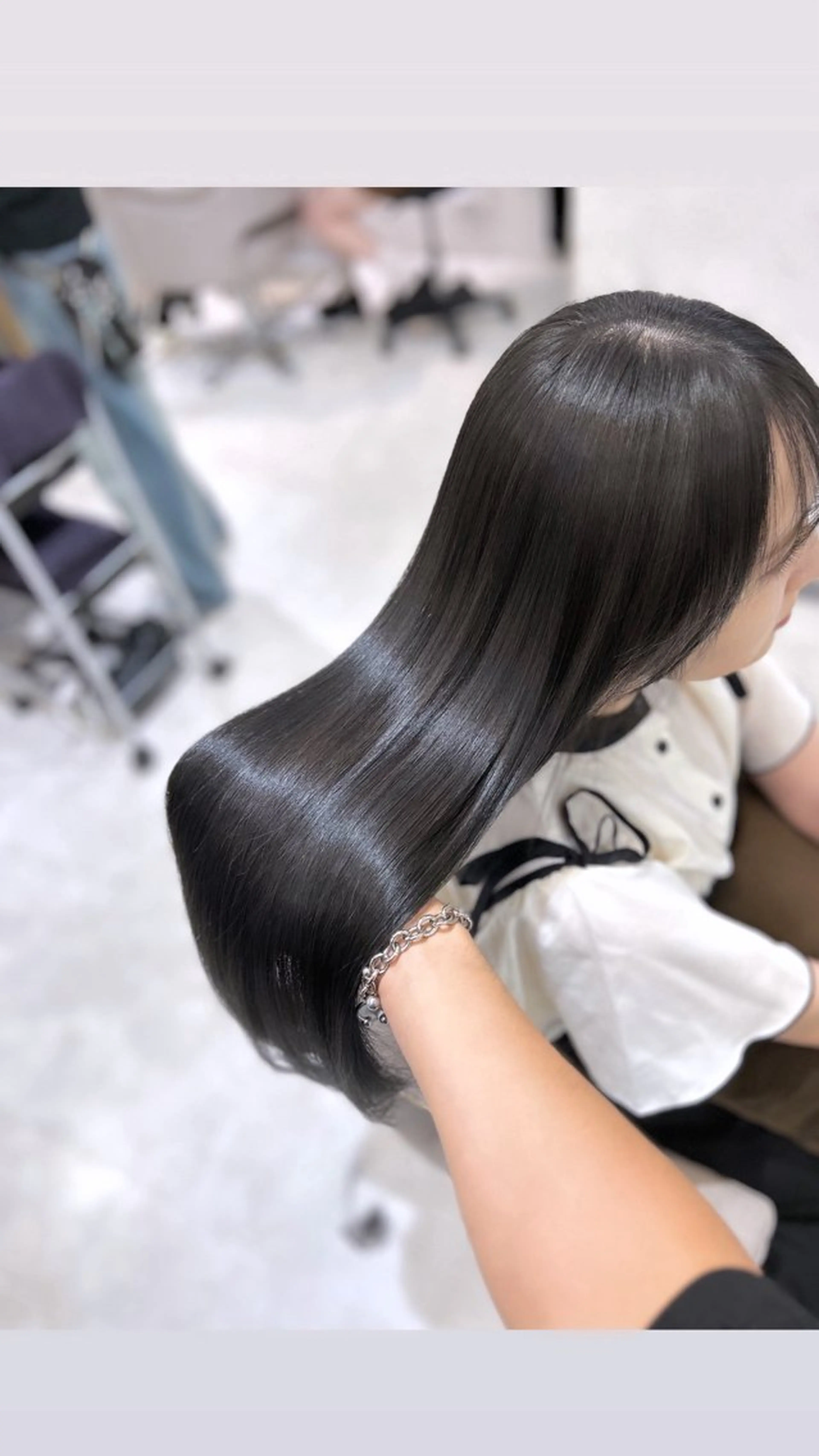 ロング 髪質改善 縮毛矯正 髪質改善× ブリーチなしyutoのヘアスタイル