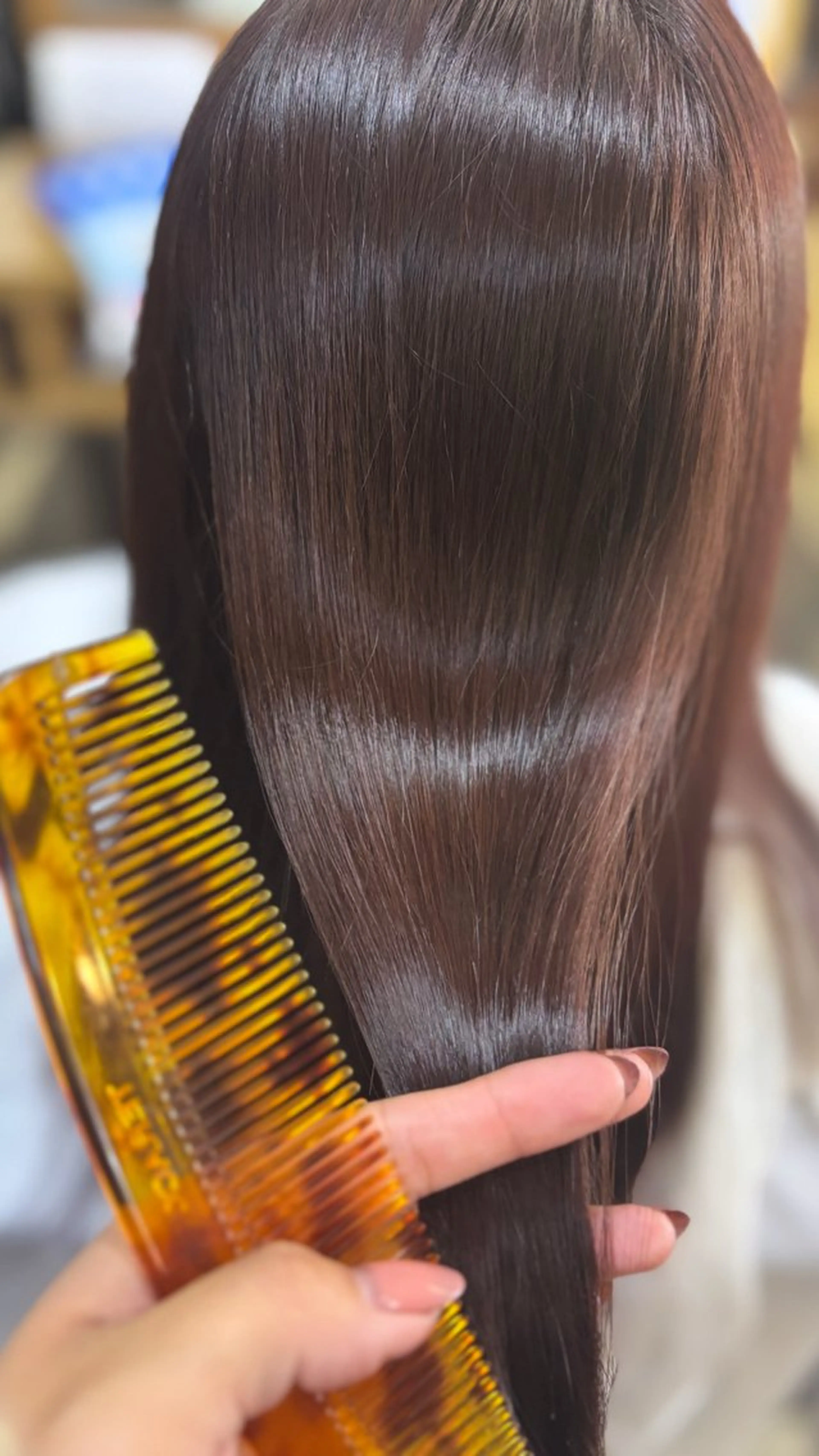 ロング トリートメント カット ヘアカラー トリートメント BRAS岸和田 /質感再生/赤み消しのヘアスタイル