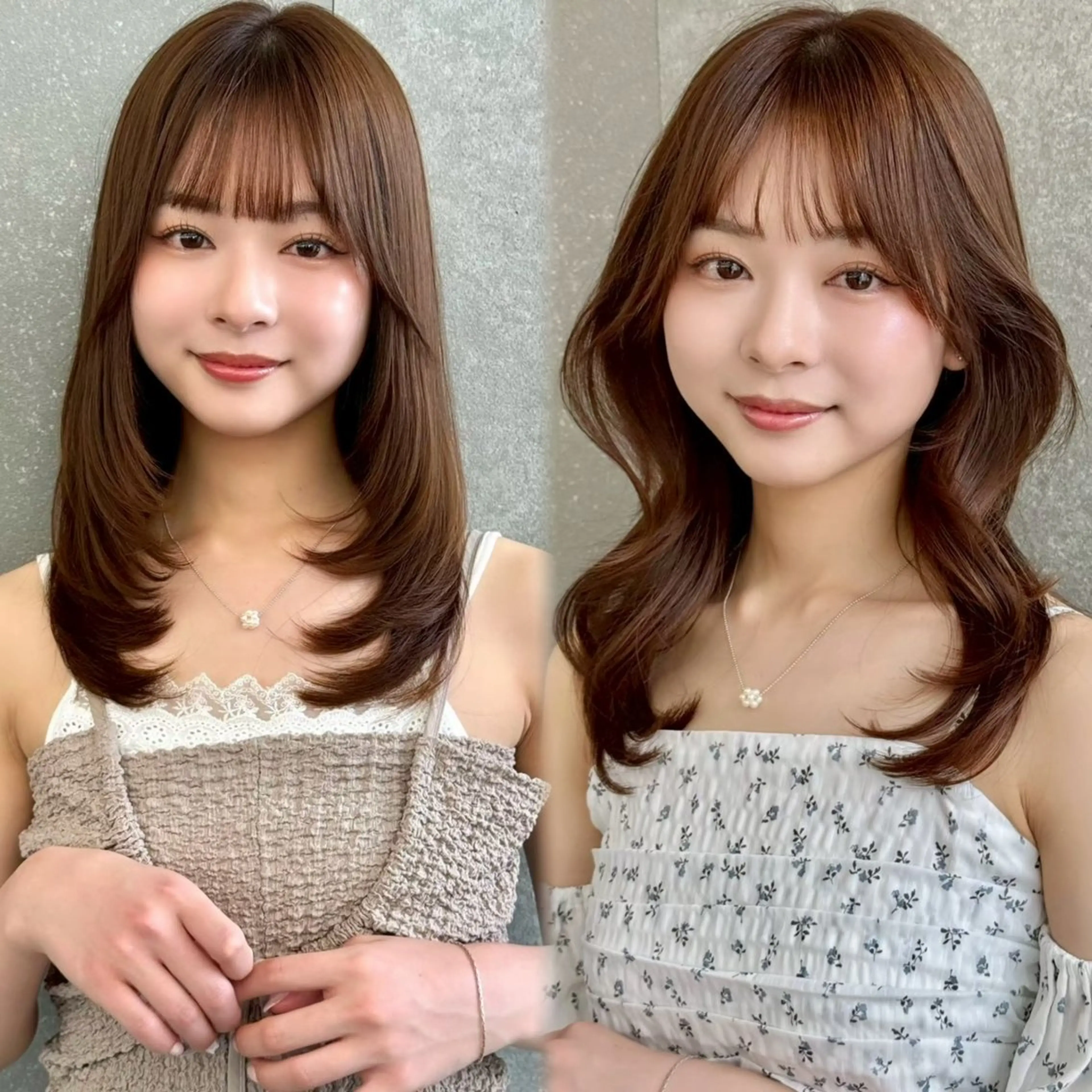 セミロング ななみ 🩶のヘアスタイル