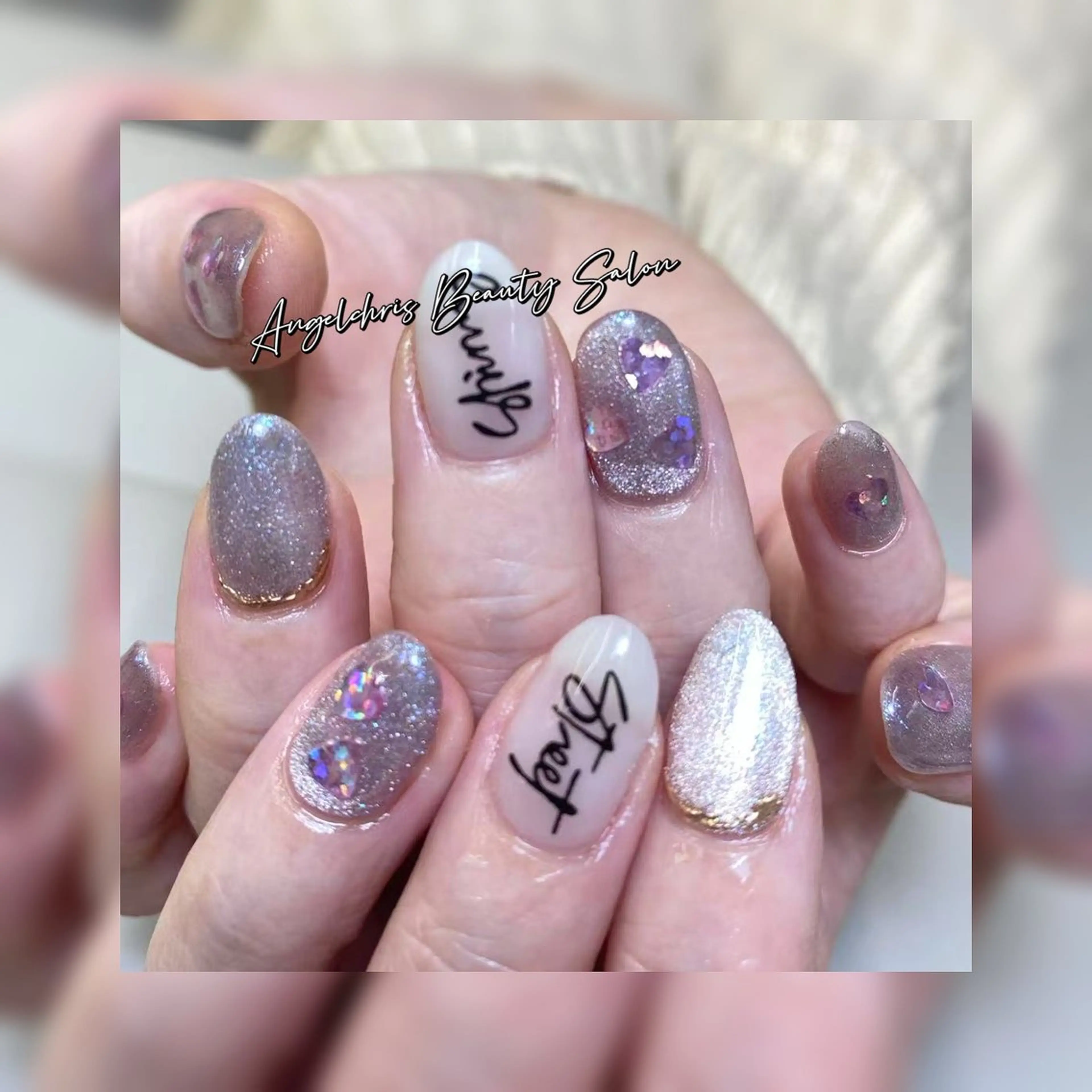 ネイル ハンドネイル フットネイル ハンドケア AngelChris ビューティーサロンのネイルデザイン