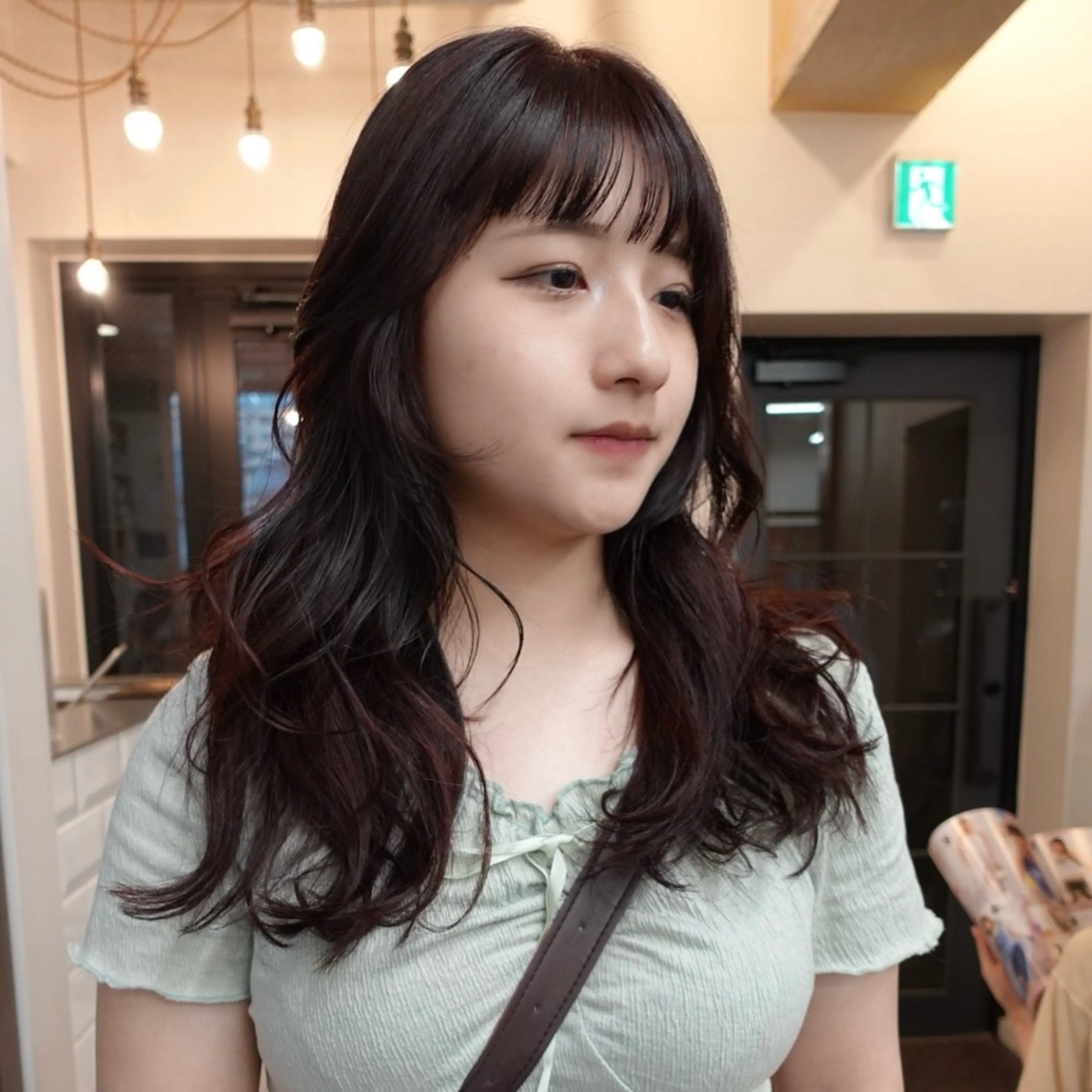 セミロング カラー ヘアアレンジ レイヤーカット カット ヘアカラー トリートメント 🌐サトウ リョウ🌐のヘアスタイル