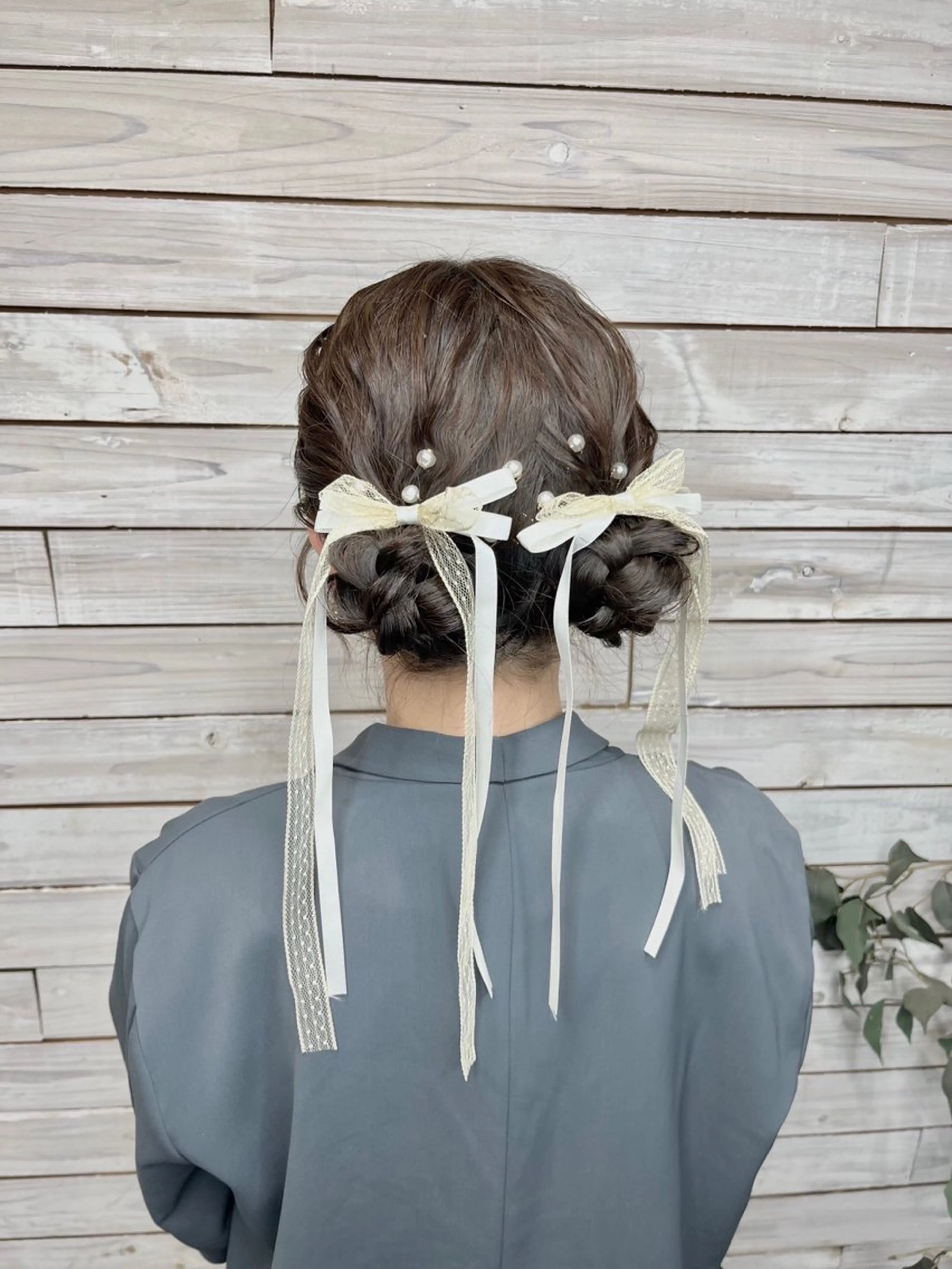 ミディアム 西林 玲那のヘアスタイル