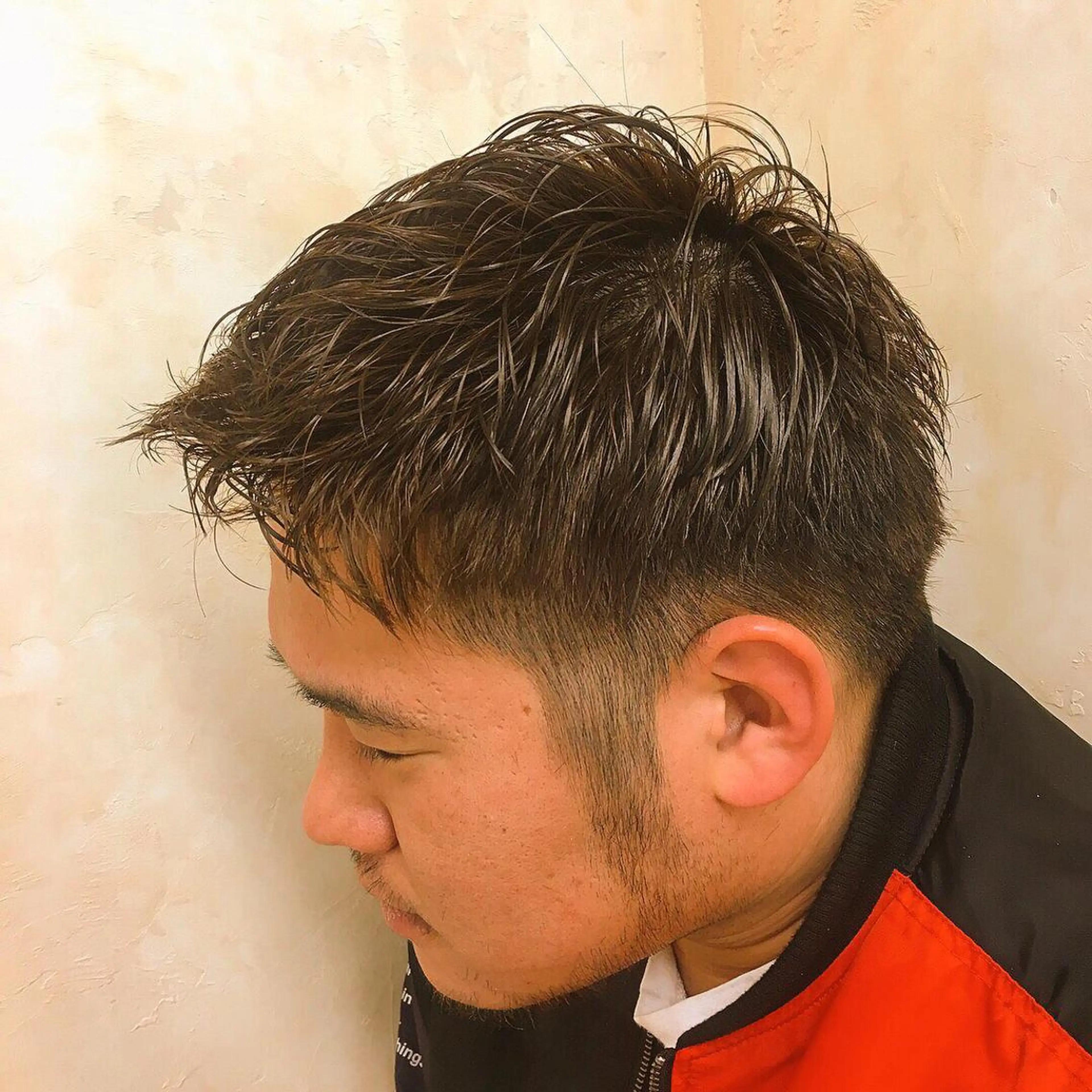 ショート カラー パーマ メンズ BLINK京橋 (ブリンク)のヘアスタイル