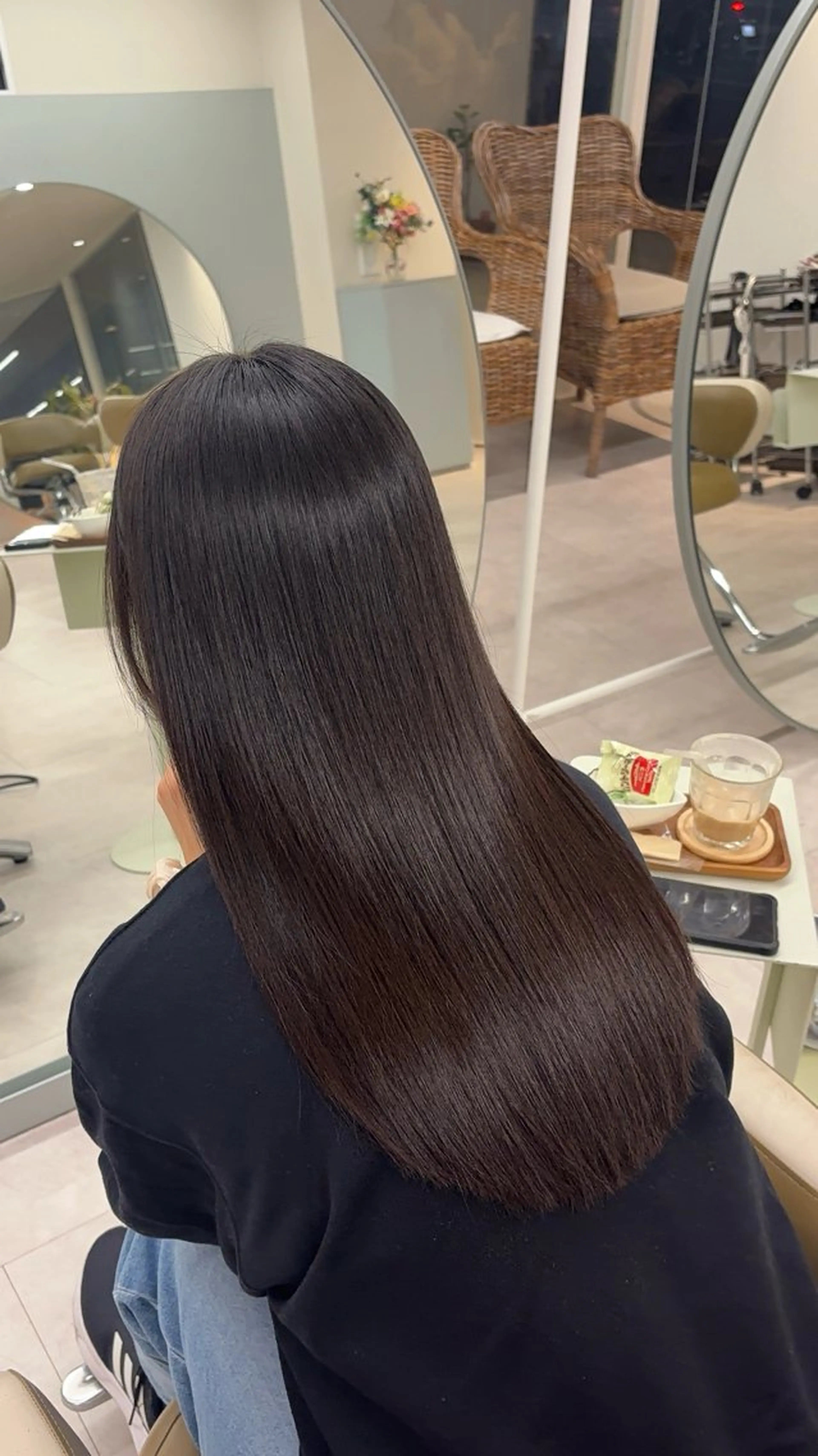 ロング 縮毛矯正 小野 美咲のヘアスタイル